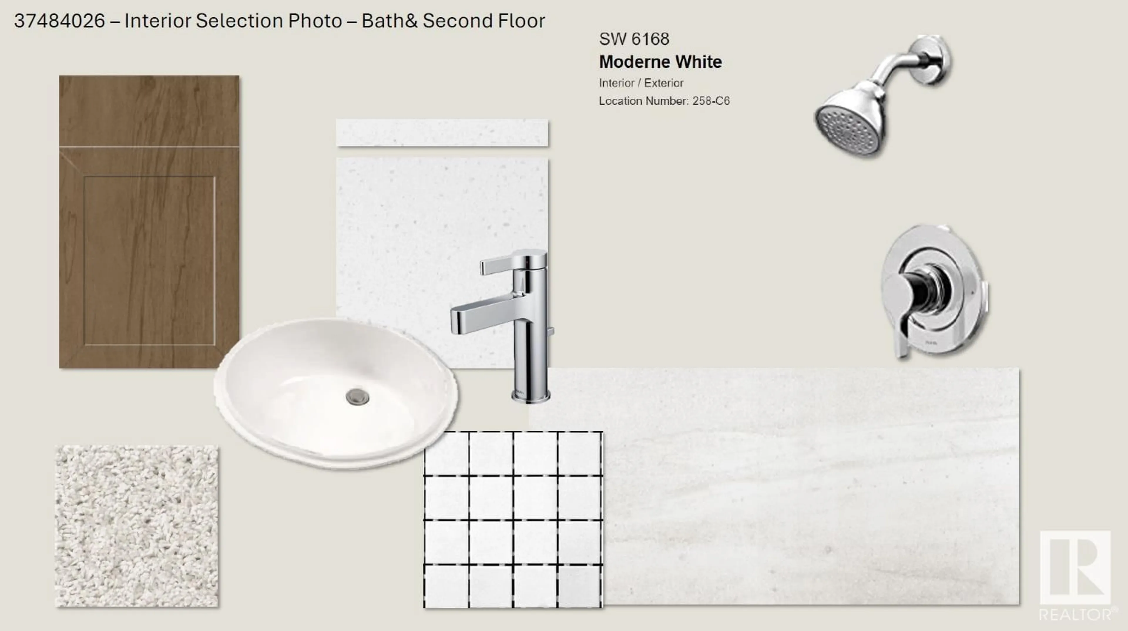 Standard bathroom, ceramic/tile floor for NW - 2120 209 ST, Edmonton Alberta T6M2X6