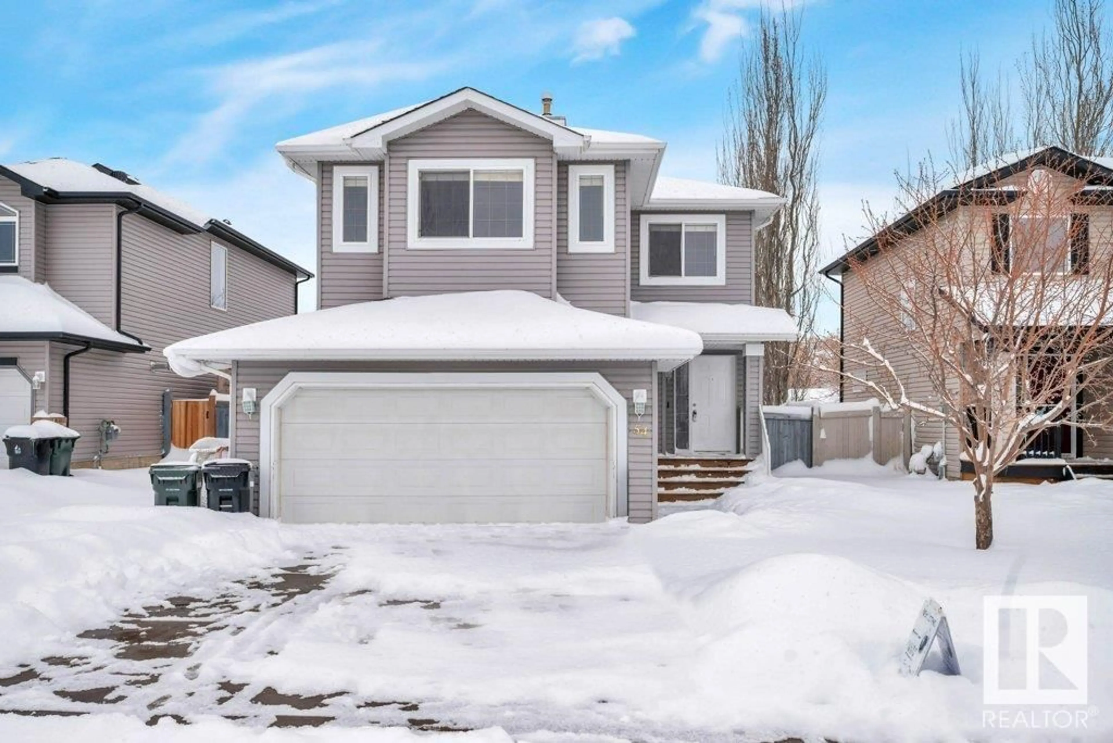 Home with vinyl exterior material, street for 54 GREYSTONE CR, Spruce Grove Alberta T7X0A7