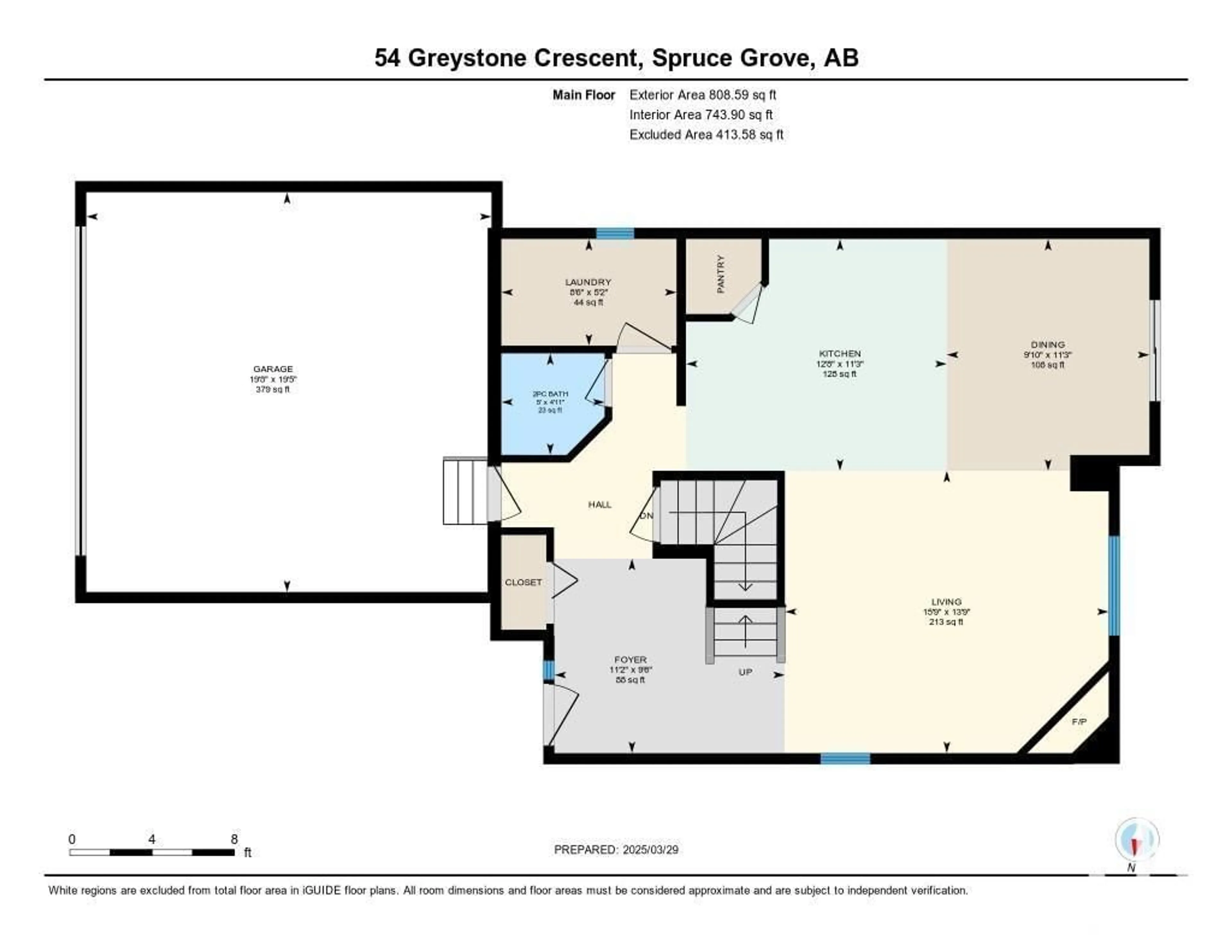 Floor plan for 54 GREYSTONE CR, Spruce Grove Alberta T7X0A7