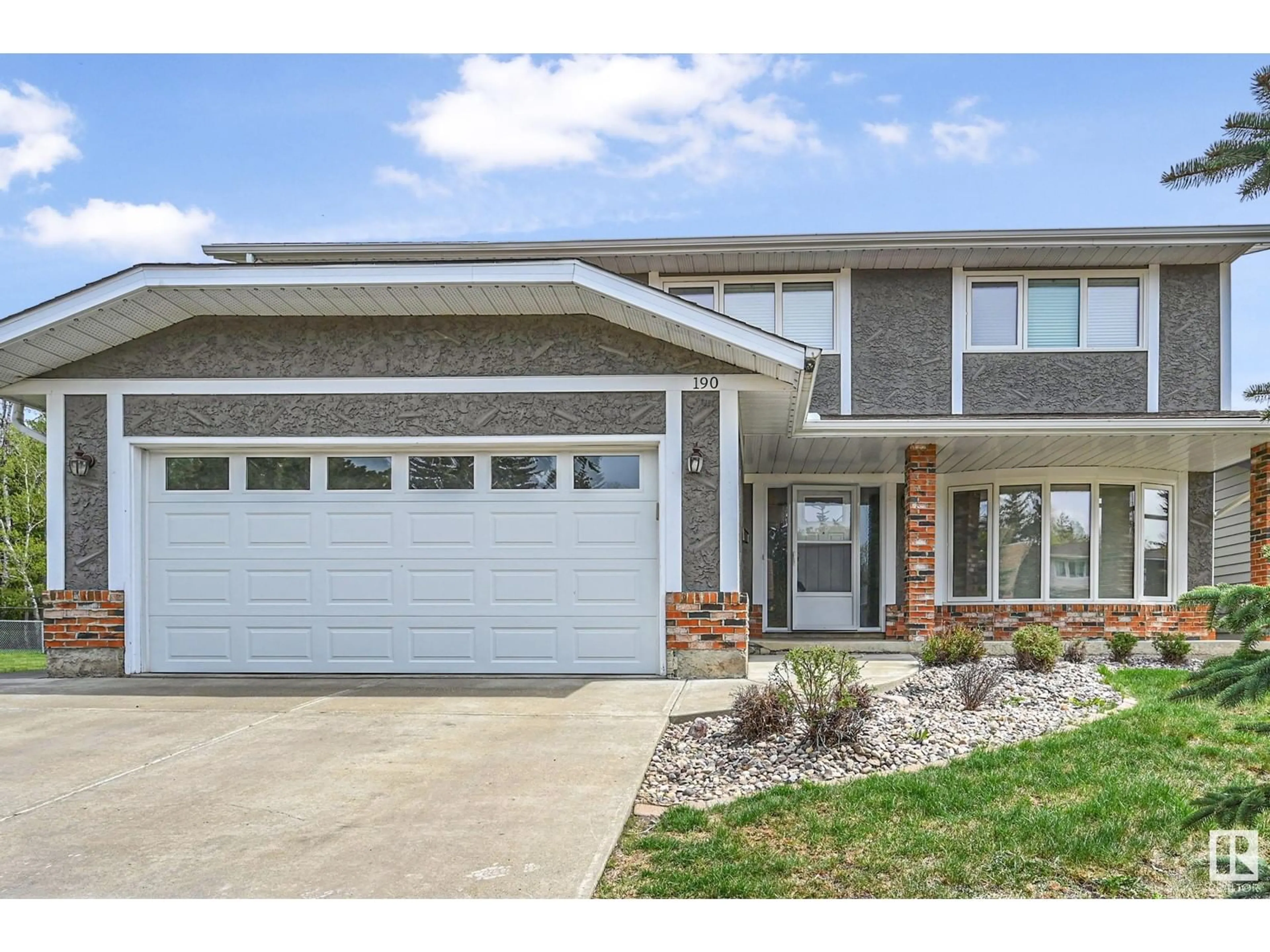 Home with brick exterior material, street for 190 GARIEPY CR, Edmonton Alberta T6M1A2