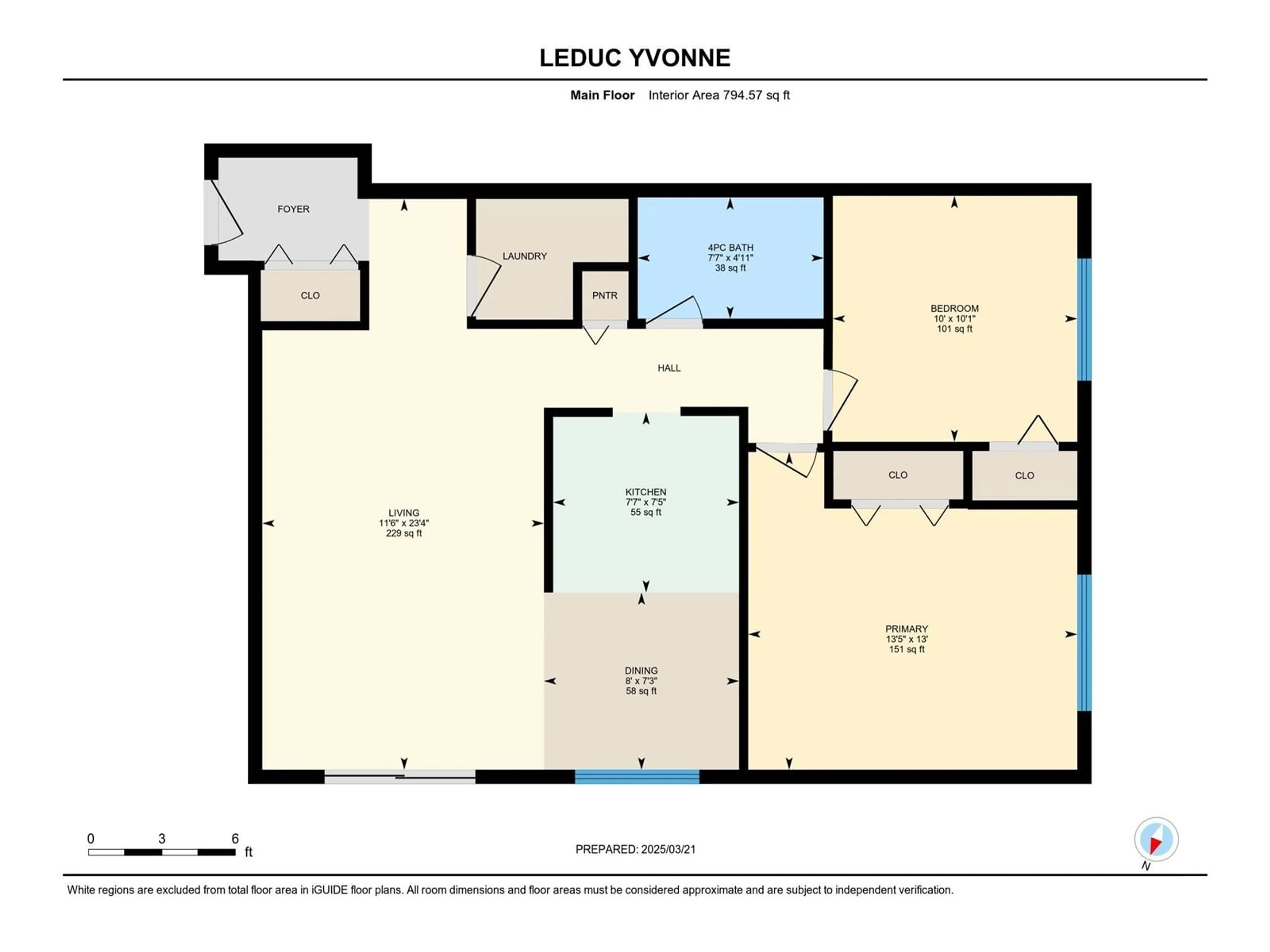 Floor plan for #9 - 4616 47 ST, Leduc Alberta T9E4P1