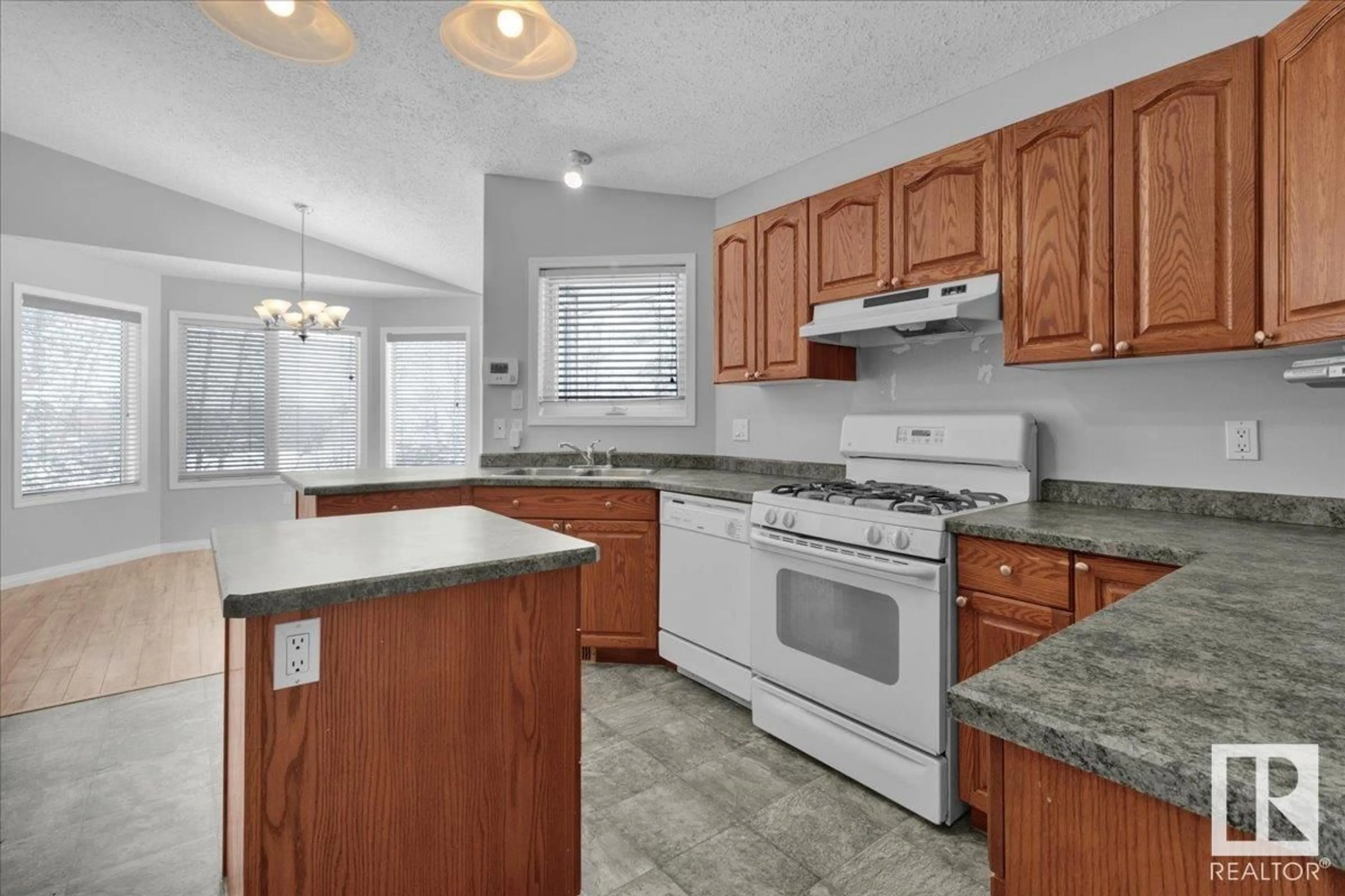 Open concept kitchen, ceramic/tile floor for 39 - 57022 RGE RD 233, Rural Sturgeon County Alberta T0A1N5