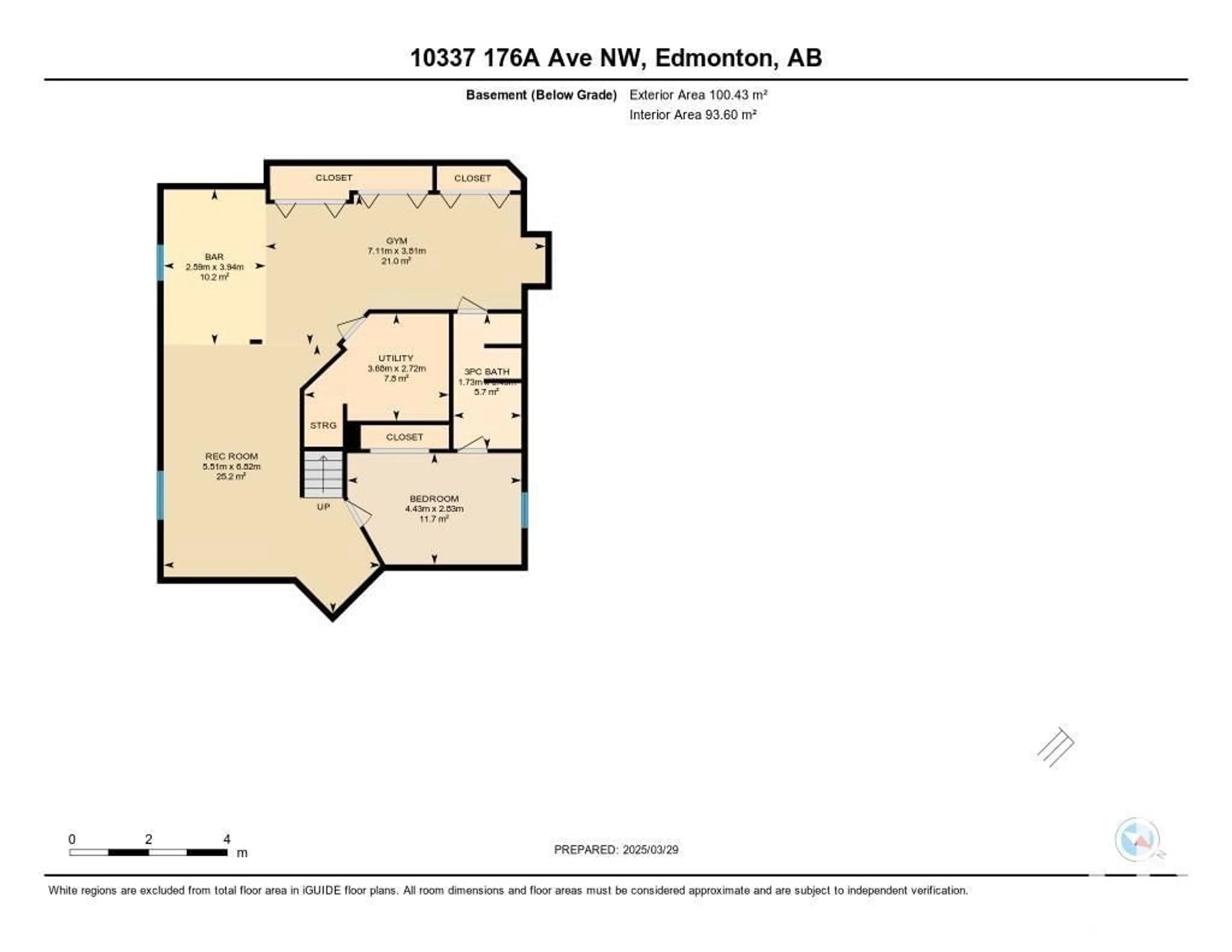Floor plan for 10337 176A AV, Edmonton Alberta T5X5X3