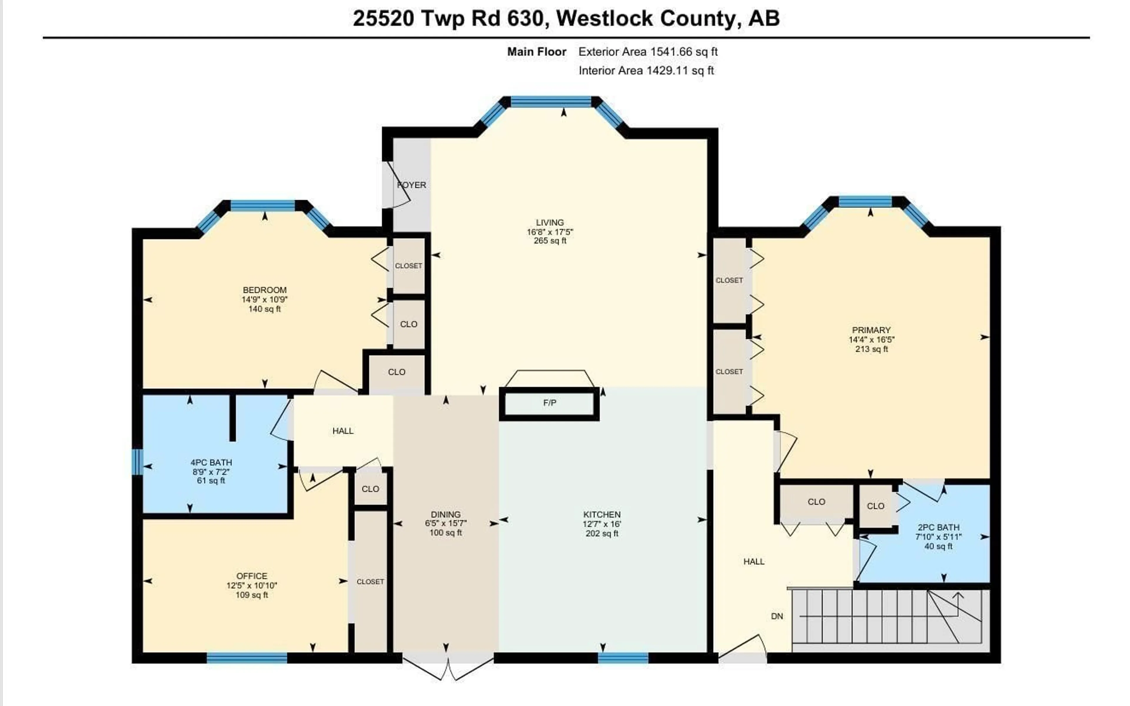 Floor plan for 25520 TWP RD 630, Rural Westlock County Alberta T0G0S0