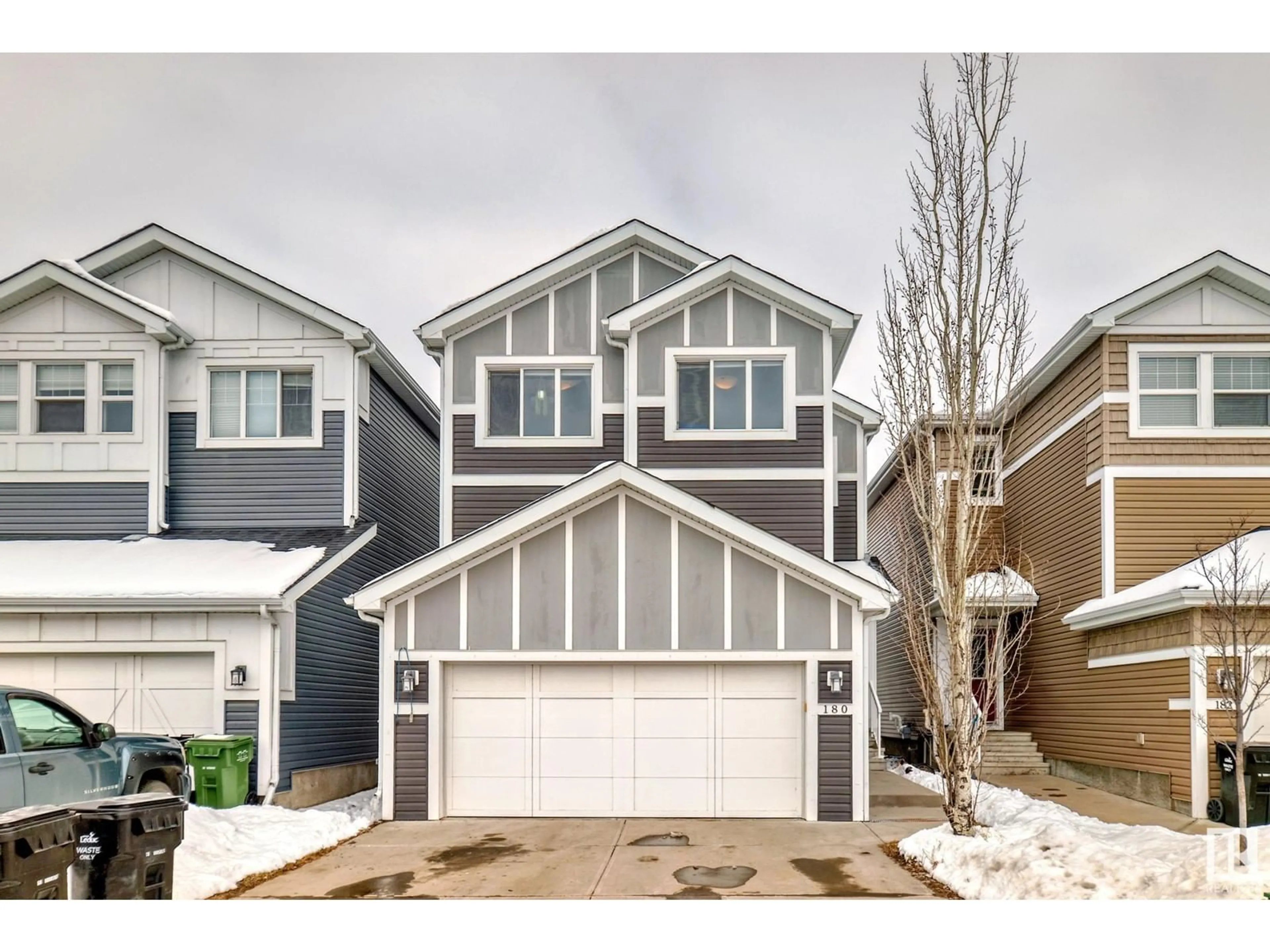 Home with vinyl exterior material, street for 180 STURTZ BN, Leduc Alberta T9E1E1