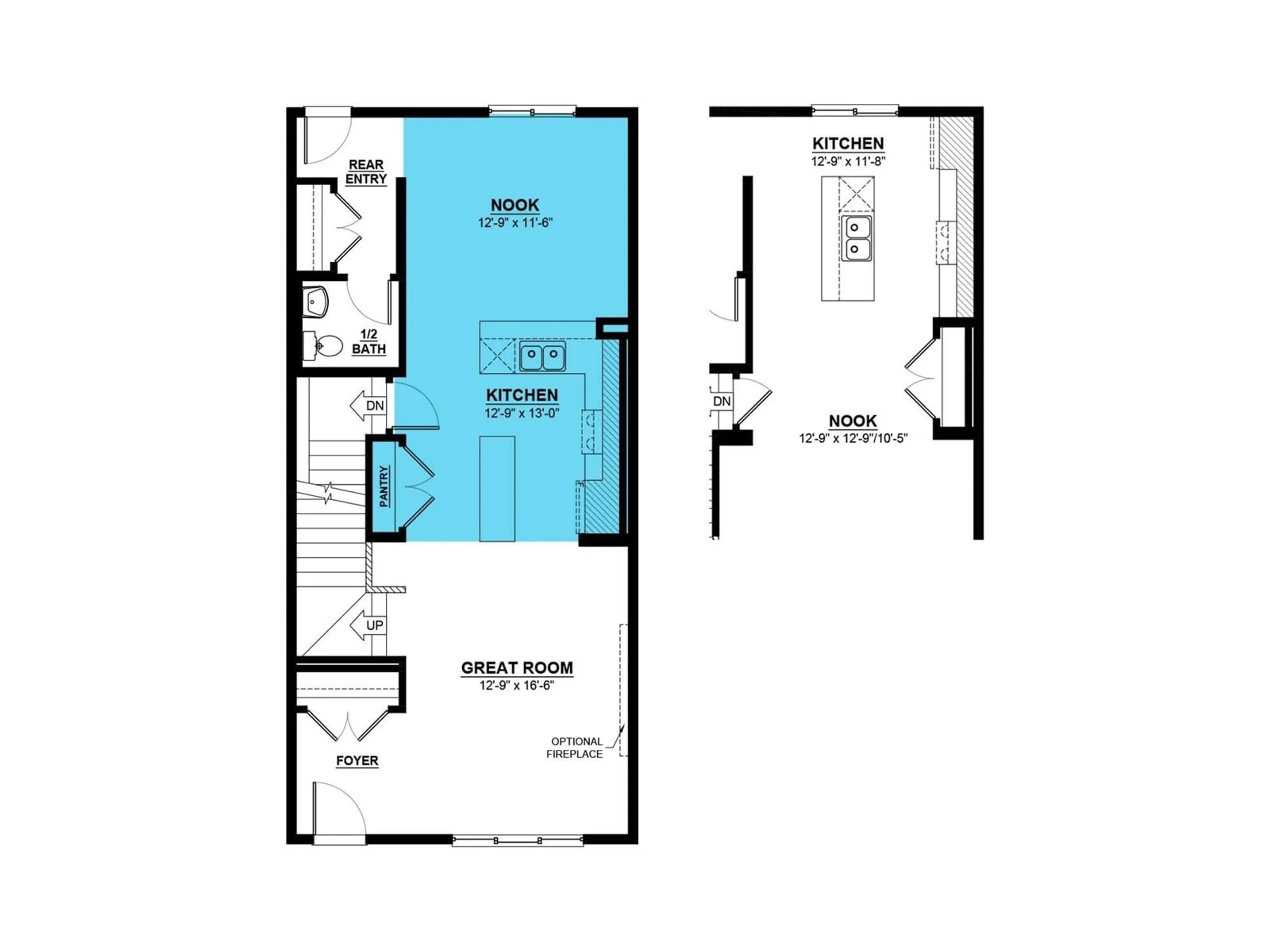 Floor plan for NW - 2831 193 ST, Edmonton Alberta T6M3B2