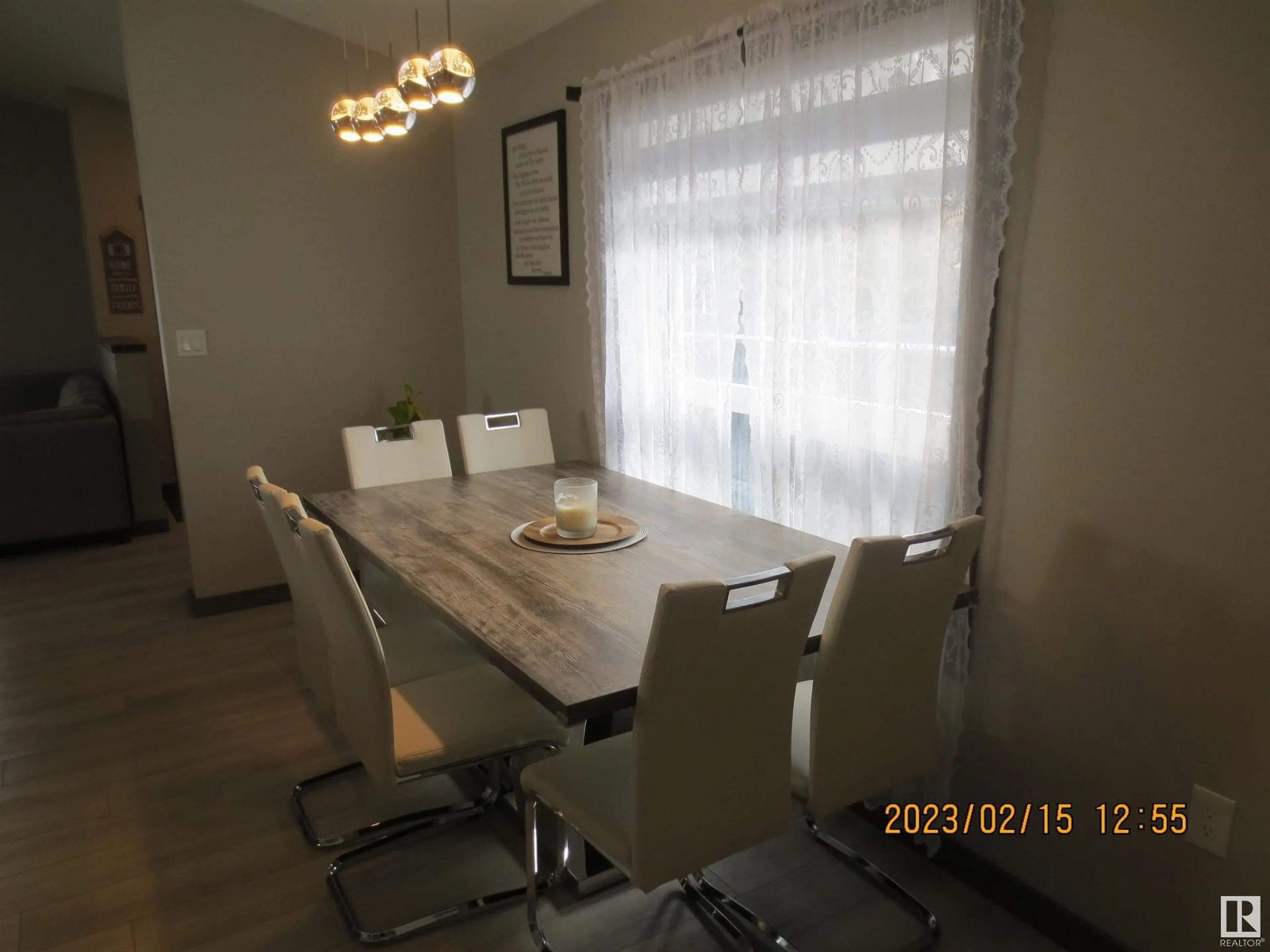 Dining room, wood/laminate floor for 4910 50 ST, Peers Alberta T0E1W0