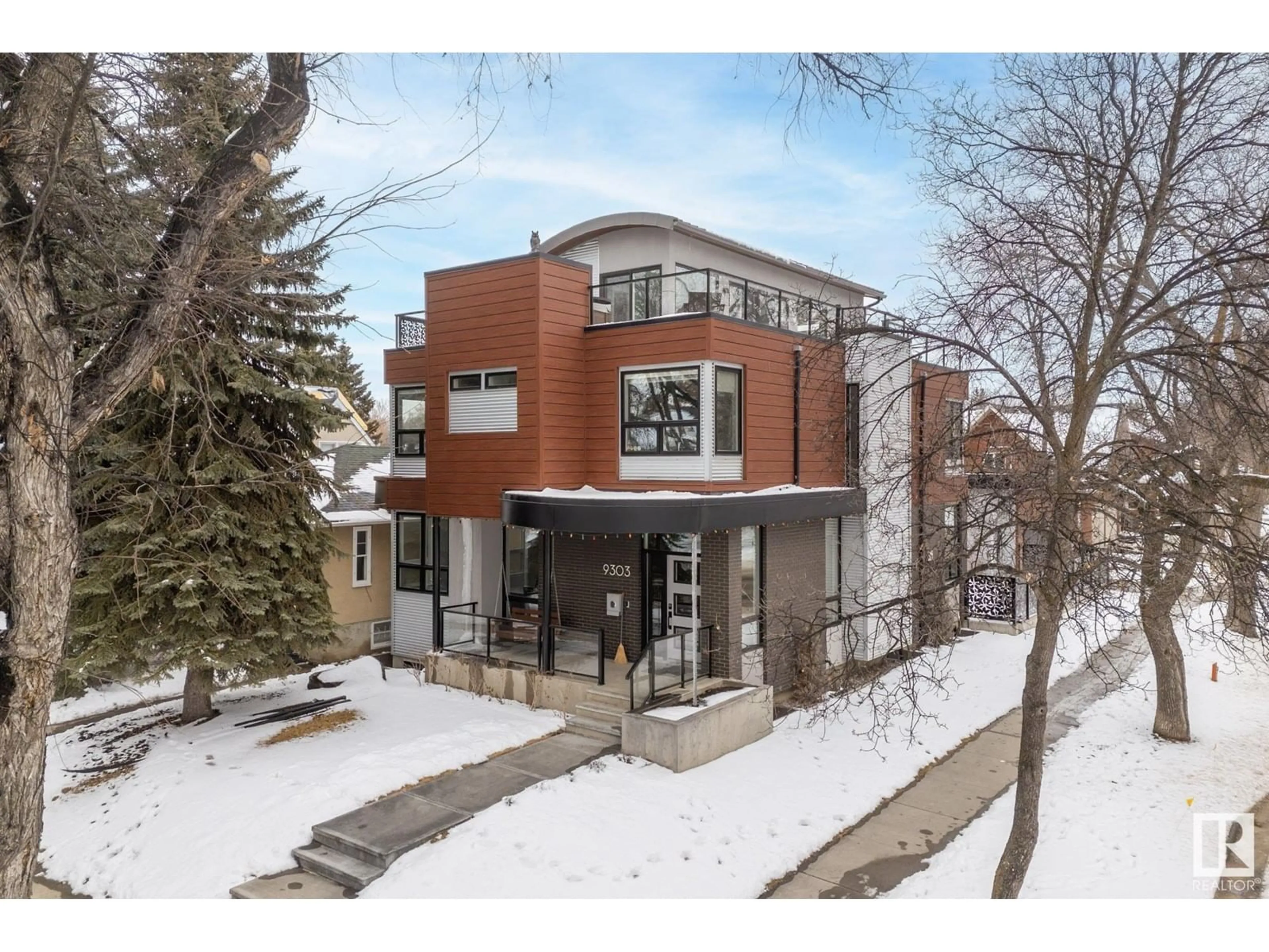 Home with brick exterior material, street for 9303 94 ST, Edmonton Alberta T6C3V6