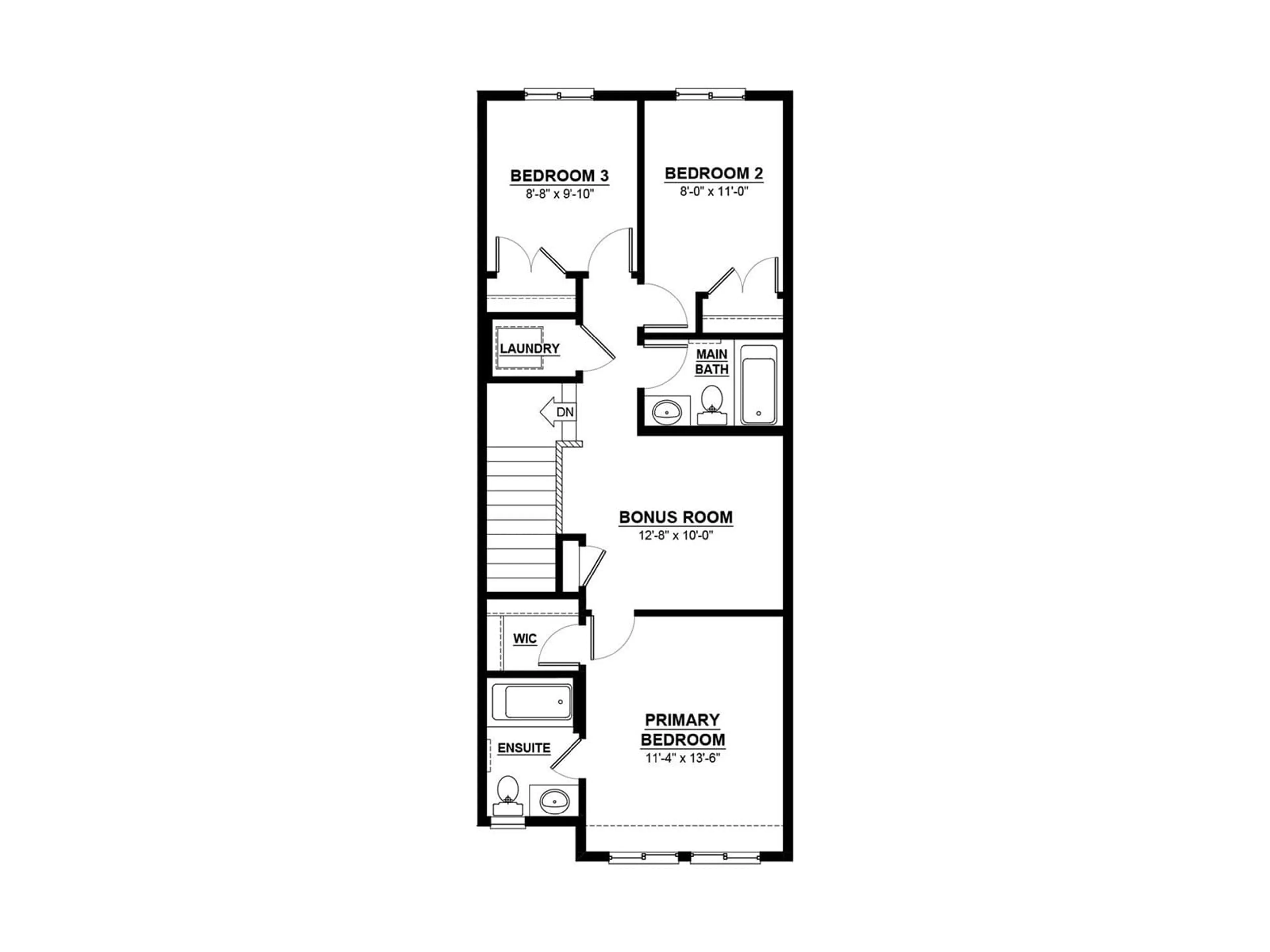 Floor plan for 18940 28 AV NW, Edmonton Alberta T6M3H2