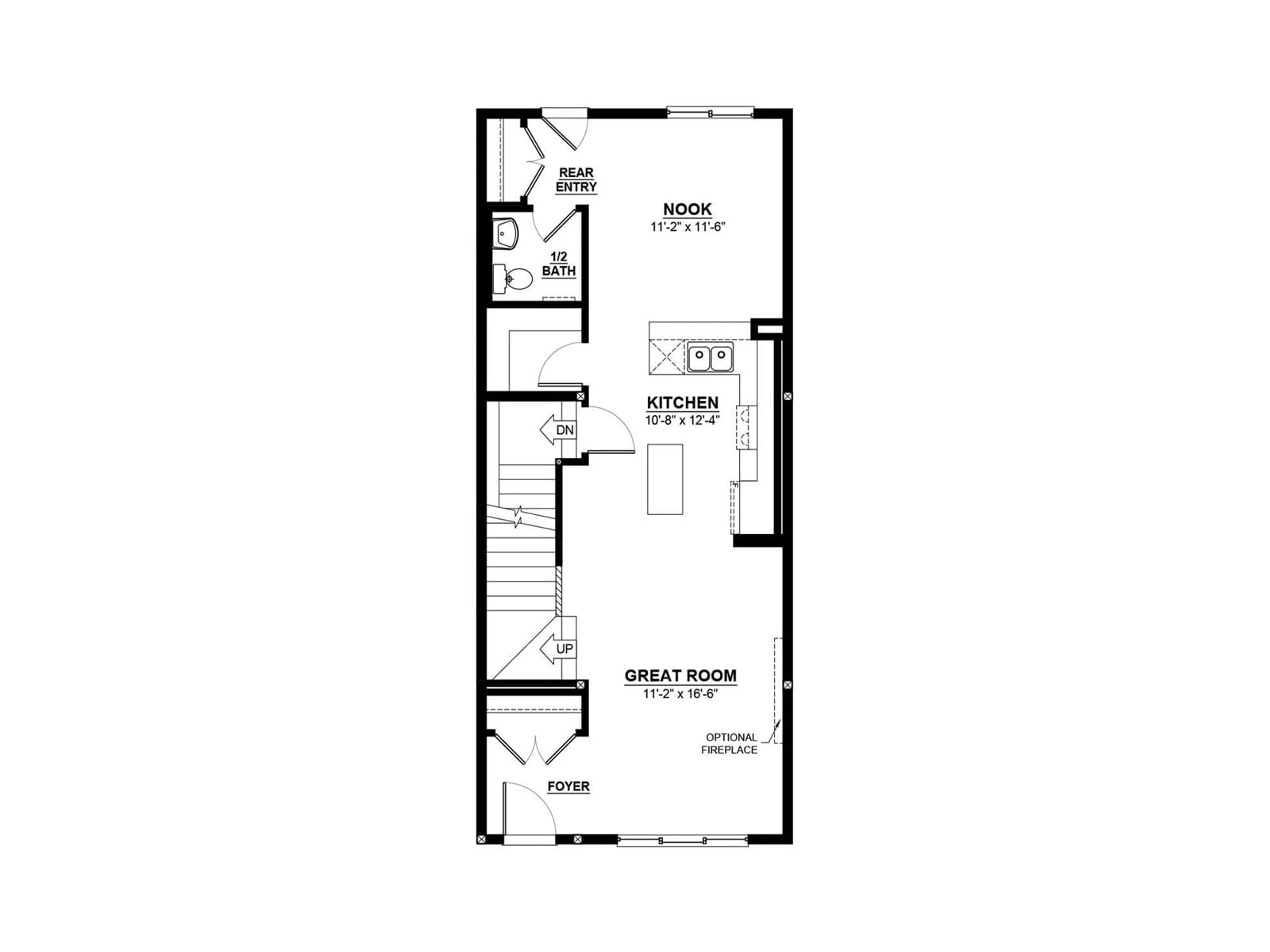 Floor plan for 18940 28 AV NW, Edmonton Alberta T6M3H2