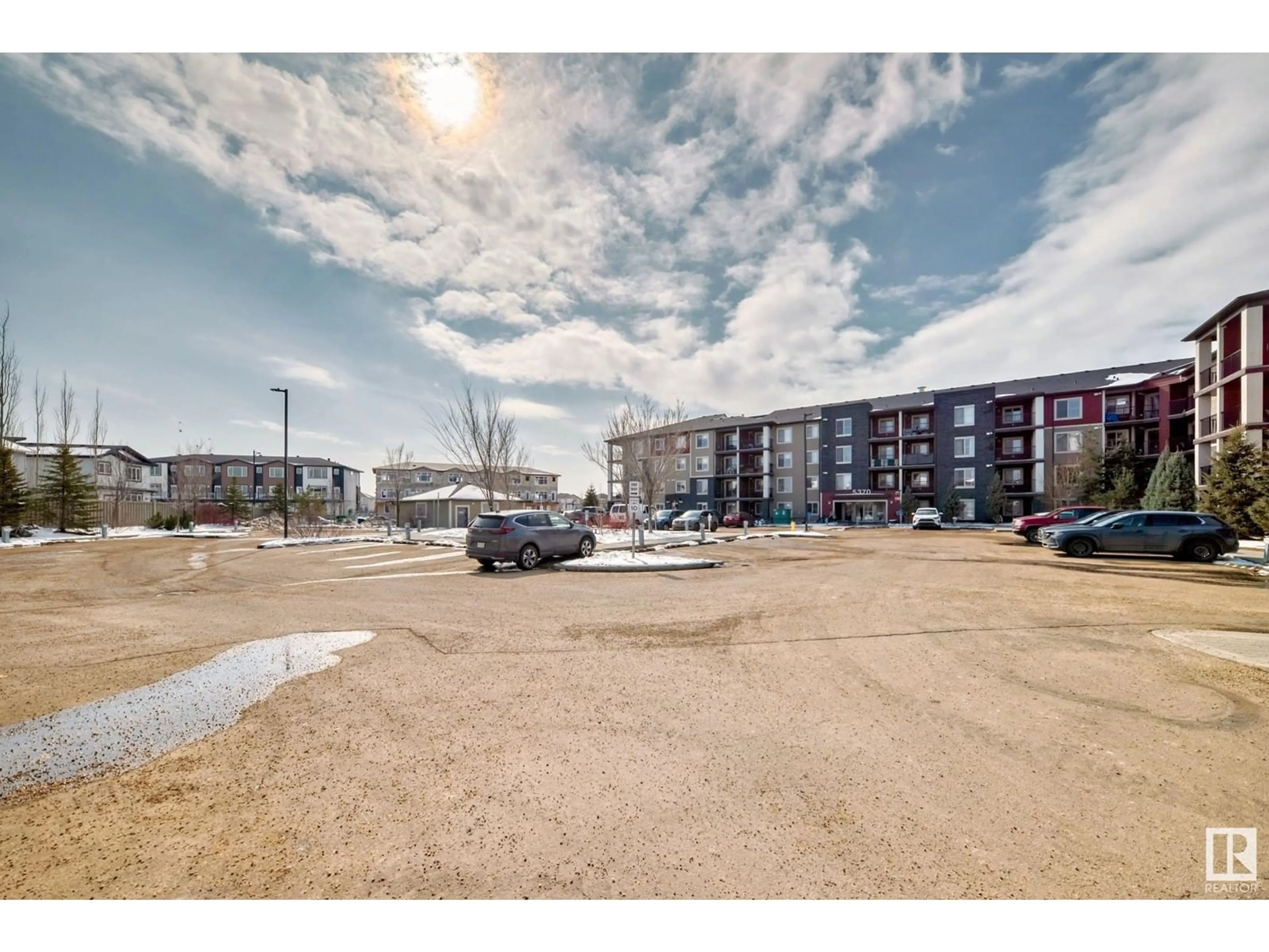 A pic from outside/outdoor area/front of a property/back of a property/a pic from drone, unknown for 424 - 5370 CHAPPELLE RD SW, Edmonton Alberta T6W3L5