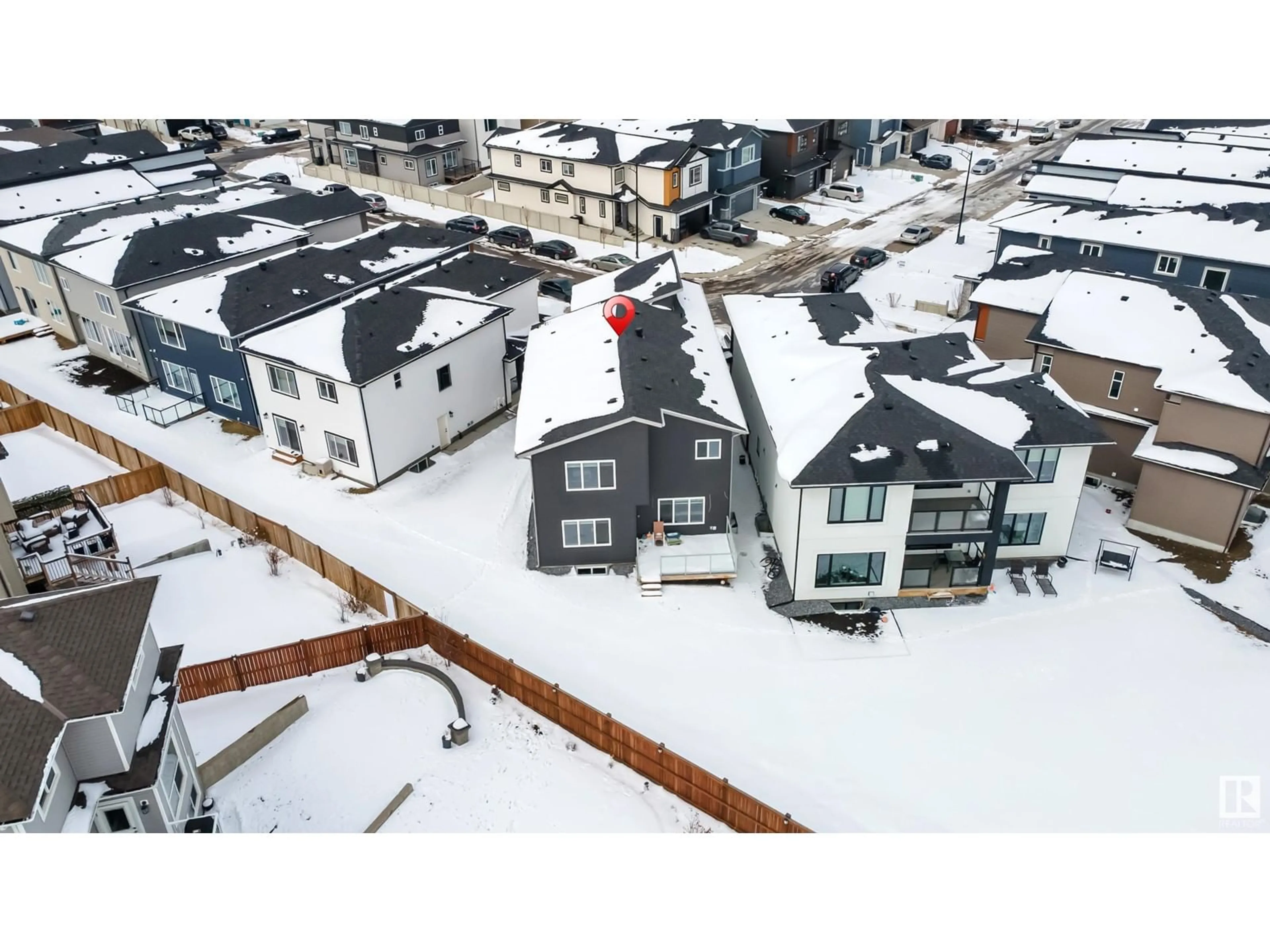 A pic from outside/outdoor area/front of a property/back of a property/a pic from drone, city buildings view from balcony for 1803 17 AV, Edmonton Alberta T6T2N2