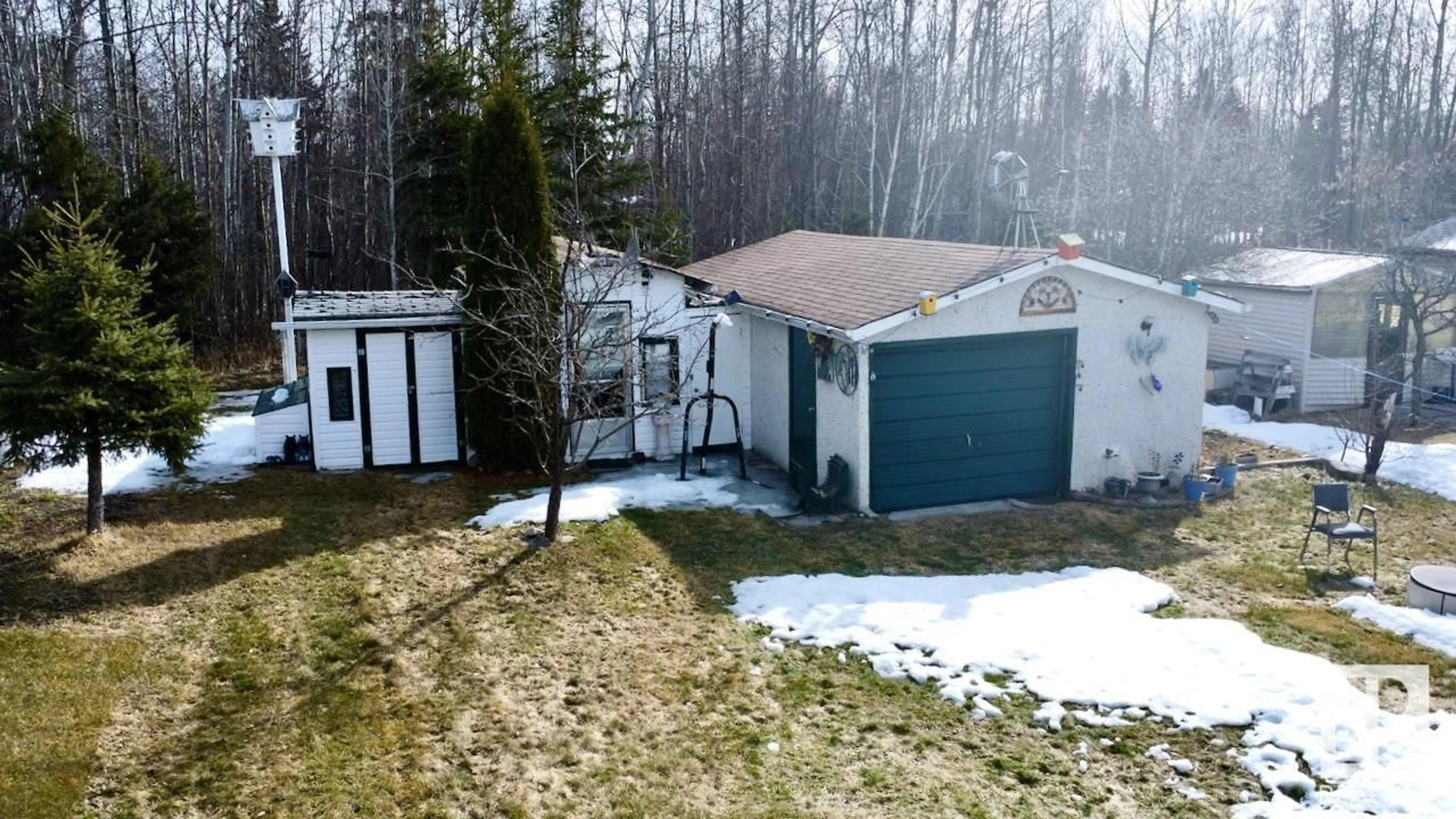 A pic from outside/outdoor area/front of a property/back of a property/a pic from drone, street for 705 7th ST, Rural Lac Ste. Anne County Alberta T0E0A0