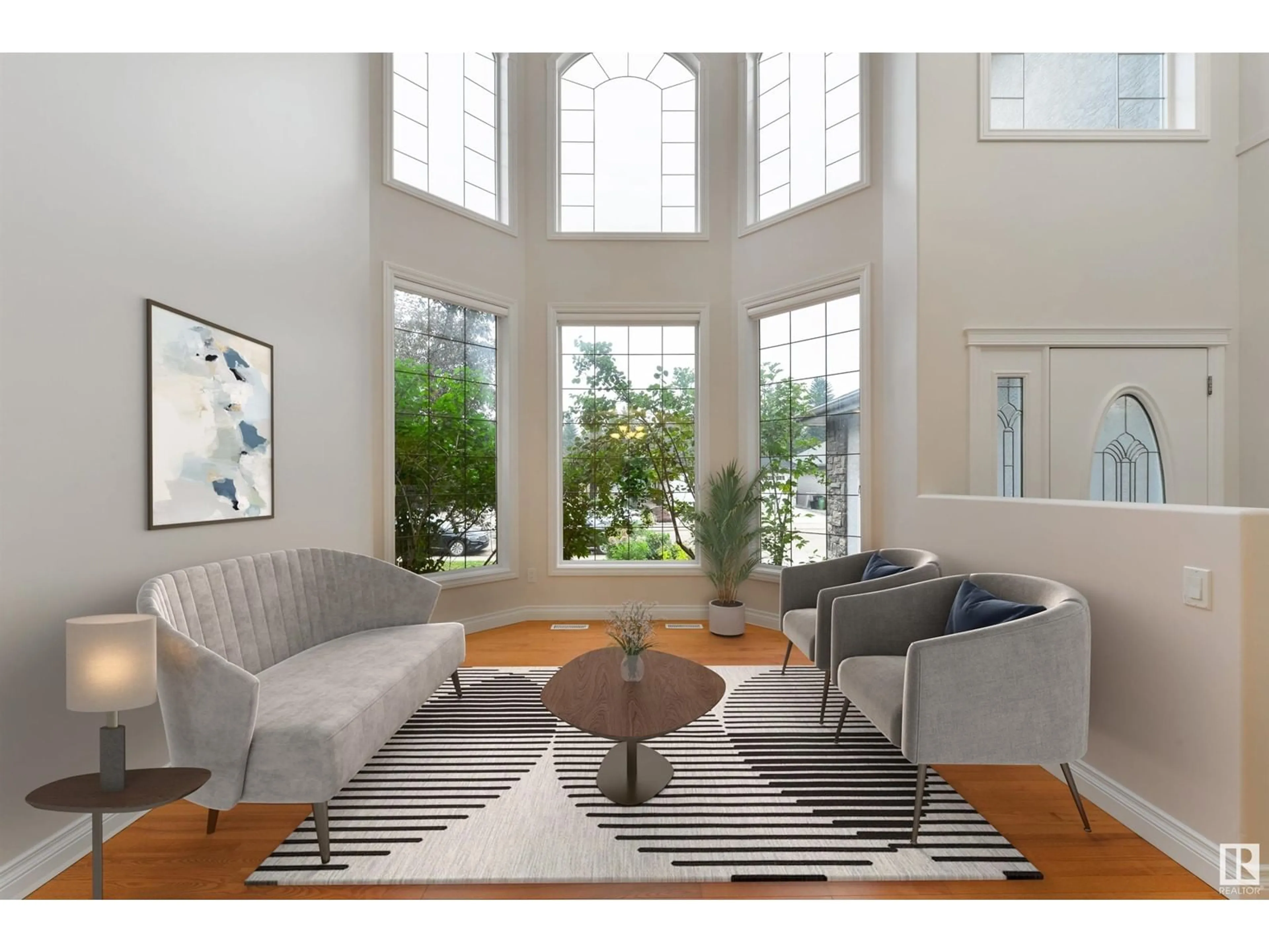 Living room with furniture, unknown for 1519 BLACKMORE WY, Edmonton Alberta T6W1J1