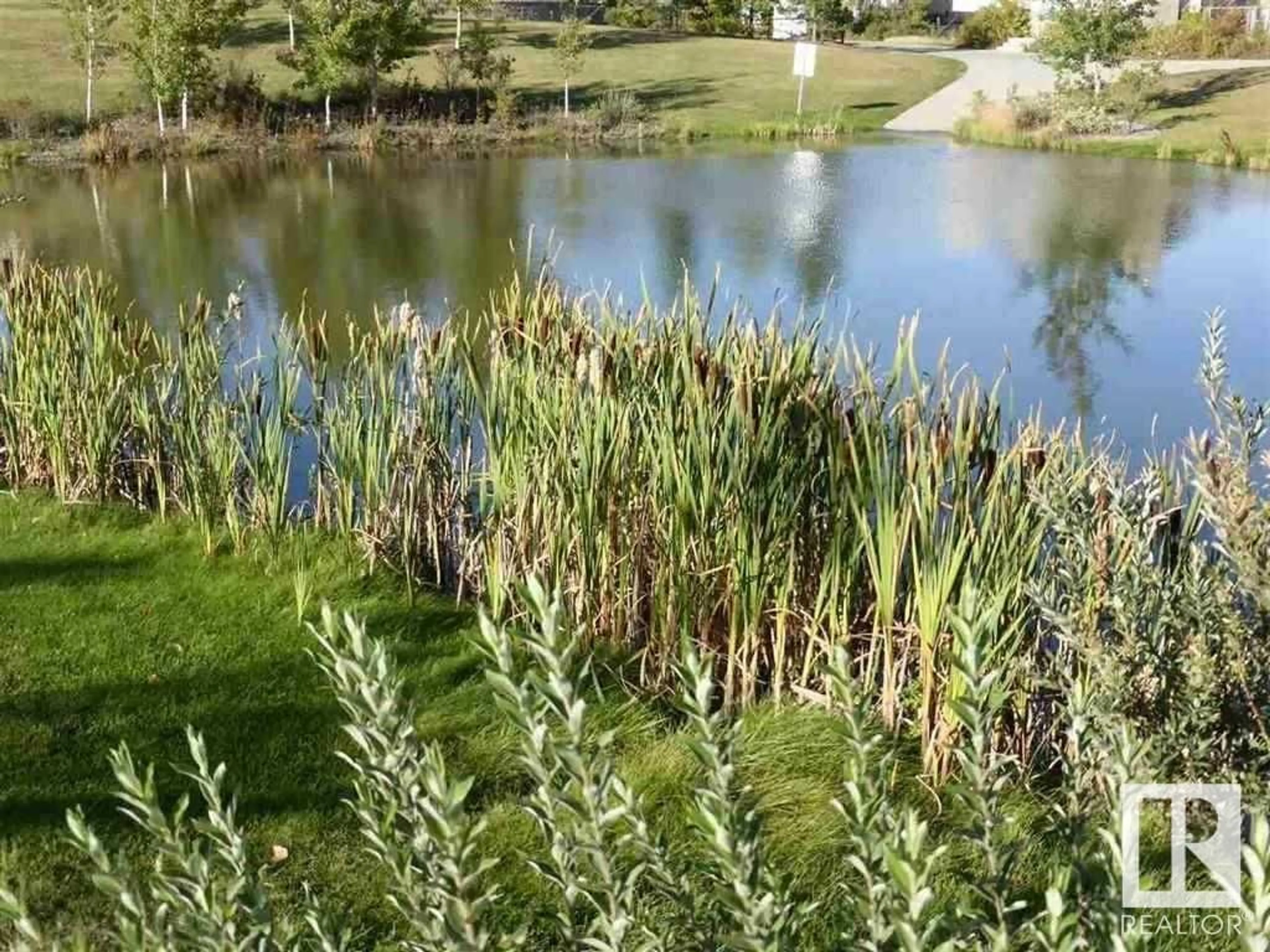 A pic from outside/outdoor area/front of a property/back of a property/a pic from drone, water/lake/river/ocean view for 7812 MAY LI NW, Edmonton Alberta T6R0G9