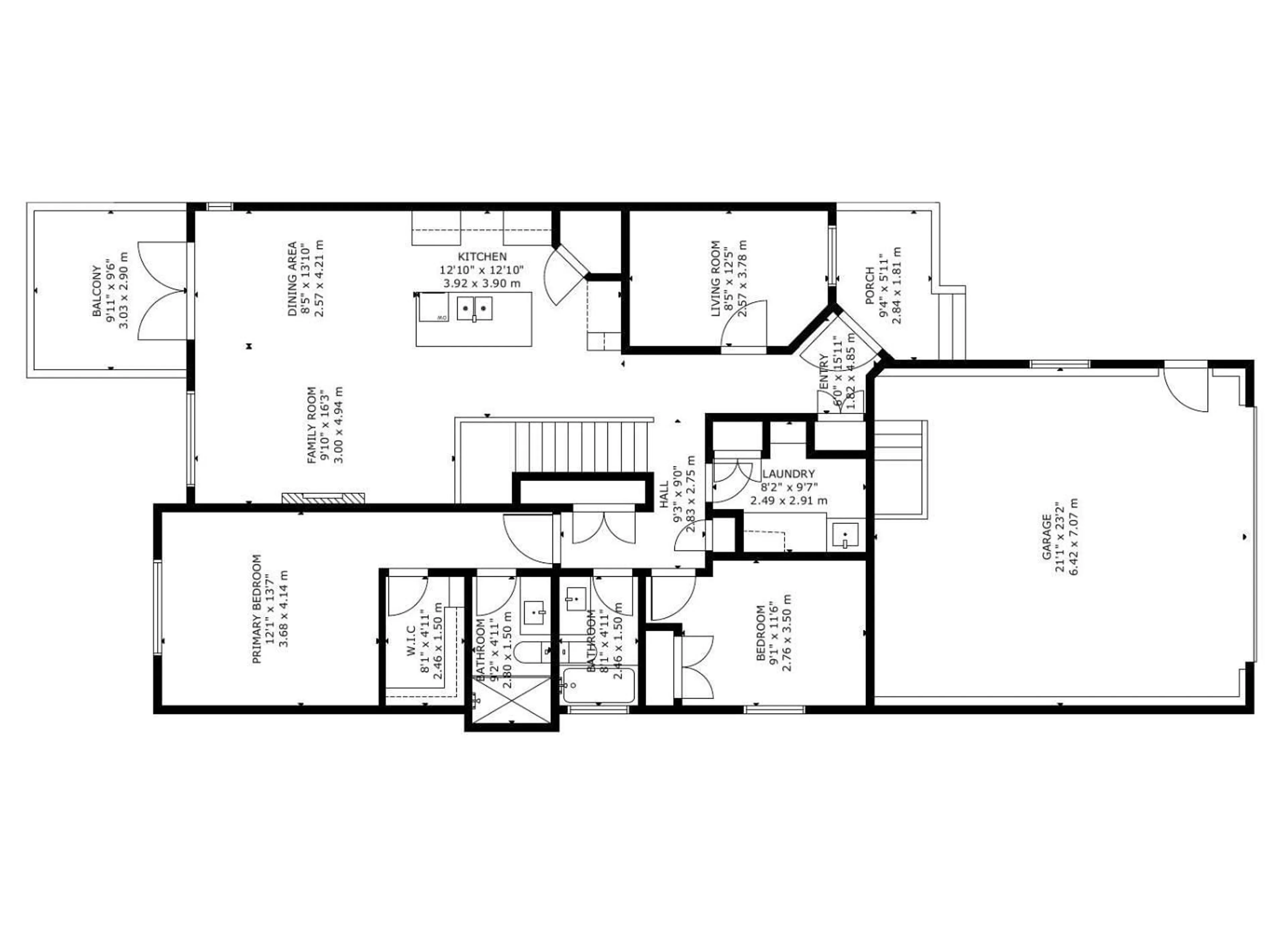Floor plan for 26 HARLEY WY, Spruce Grove Alberta T7X0X4