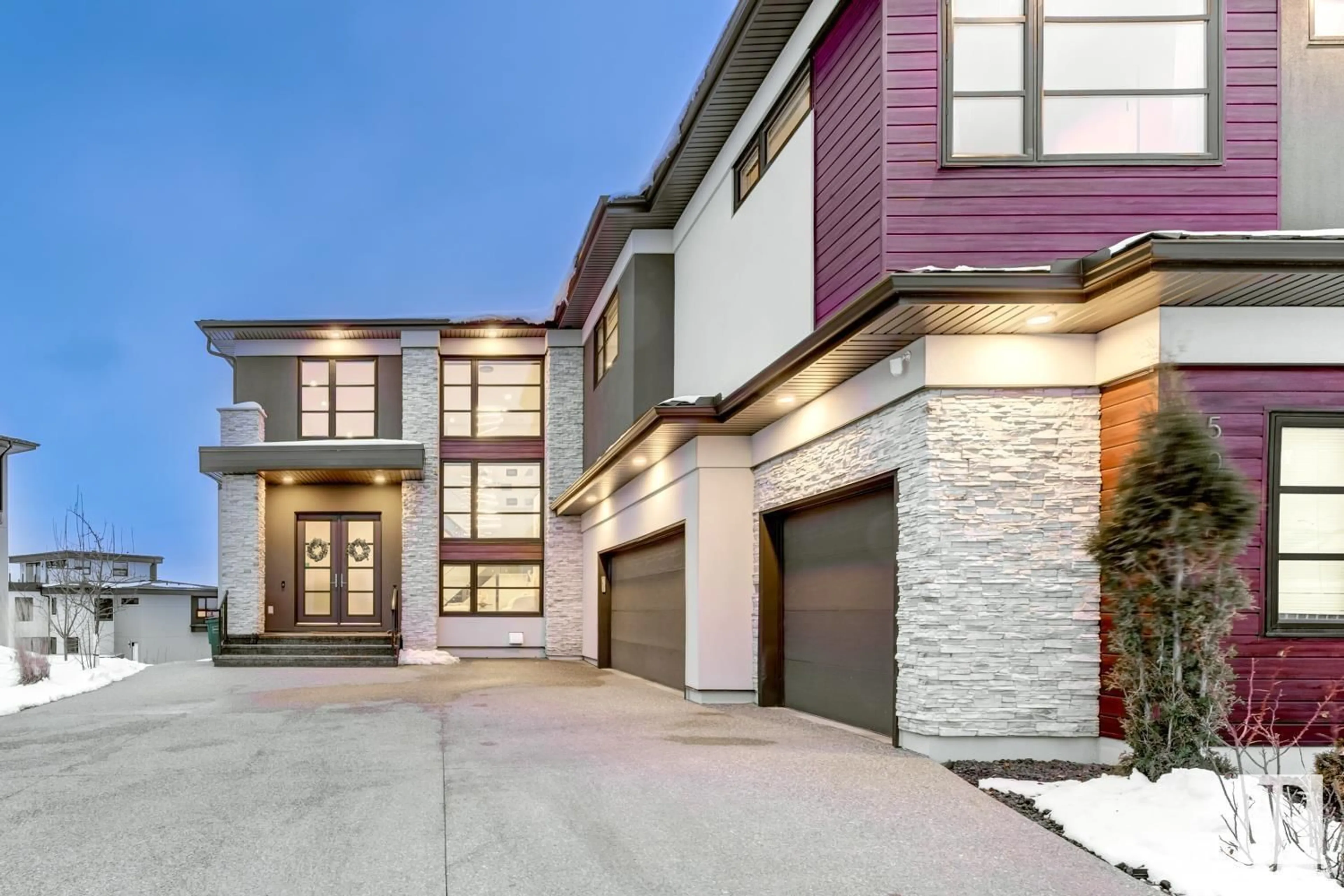 Home with brick exterior material, street for 5006 WOOLSEY PL, Edmonton Alberta T6W2C1