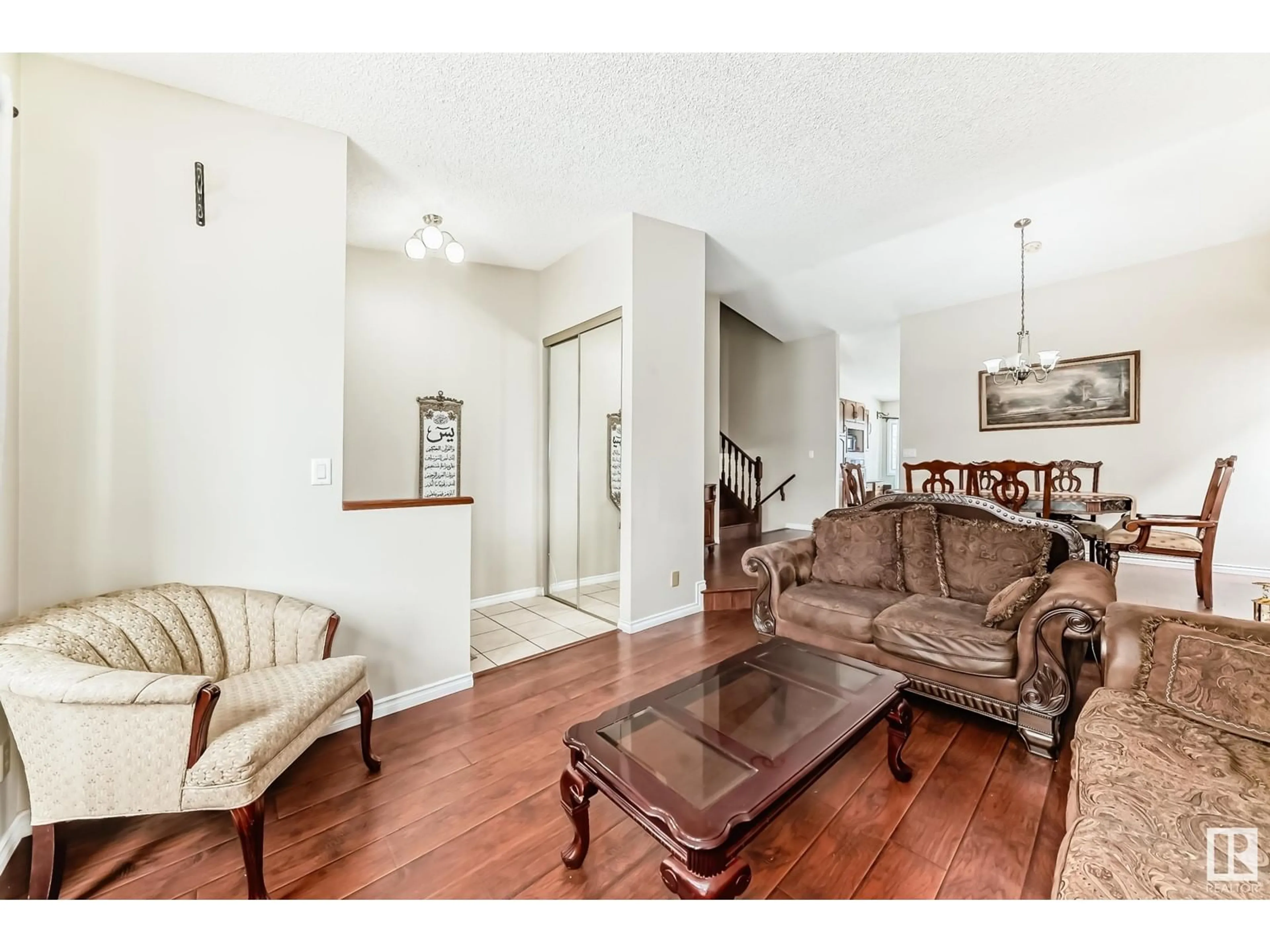 Living room with furniture, unknown for NW - 15811 79 ST, Edmonton Alberta T5Z2V4