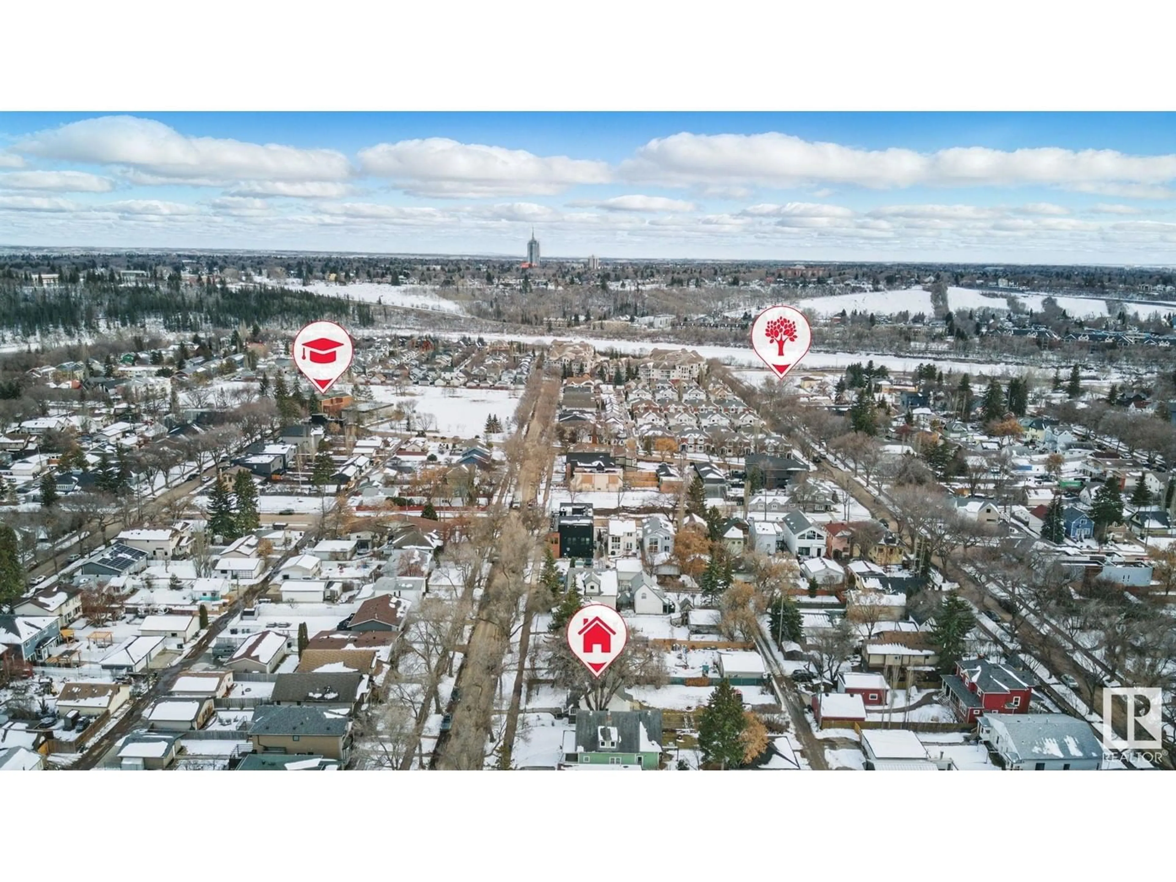 Picture of a map for 10184 90 ST, Edmonton Alberta T5H1R7