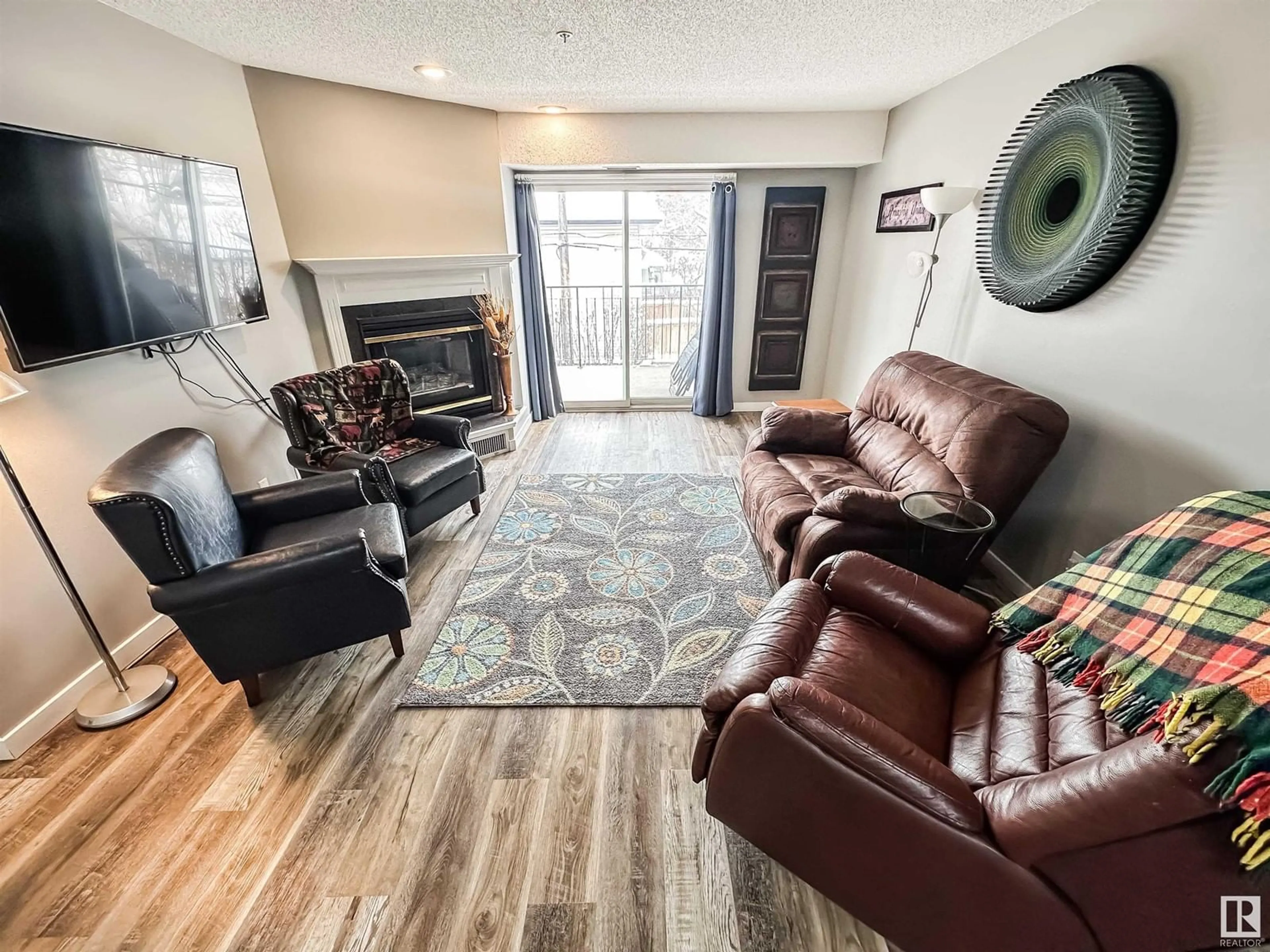 Living room with furniture, unknown for #303 - 9131 99 ST, Edmonton Alberta T6E3V9