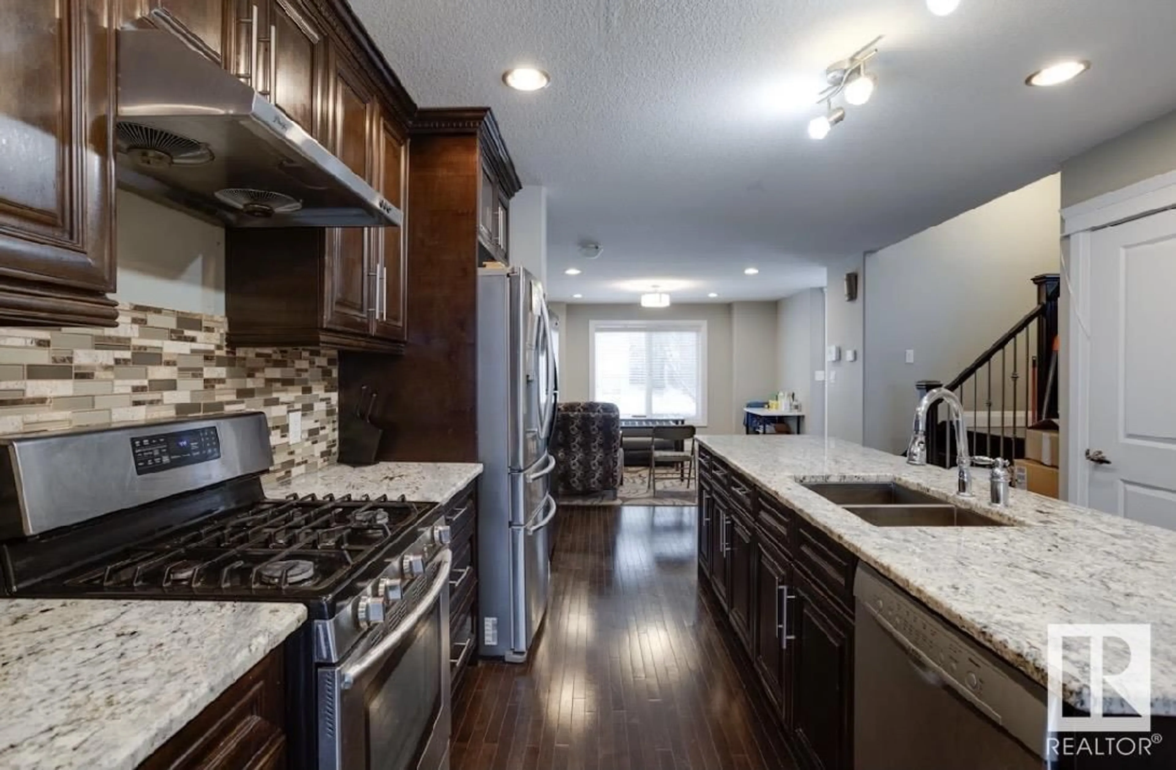Open concept kitchen, unknown for 10935 76 AV, Edmonton Alberta T6G0J6