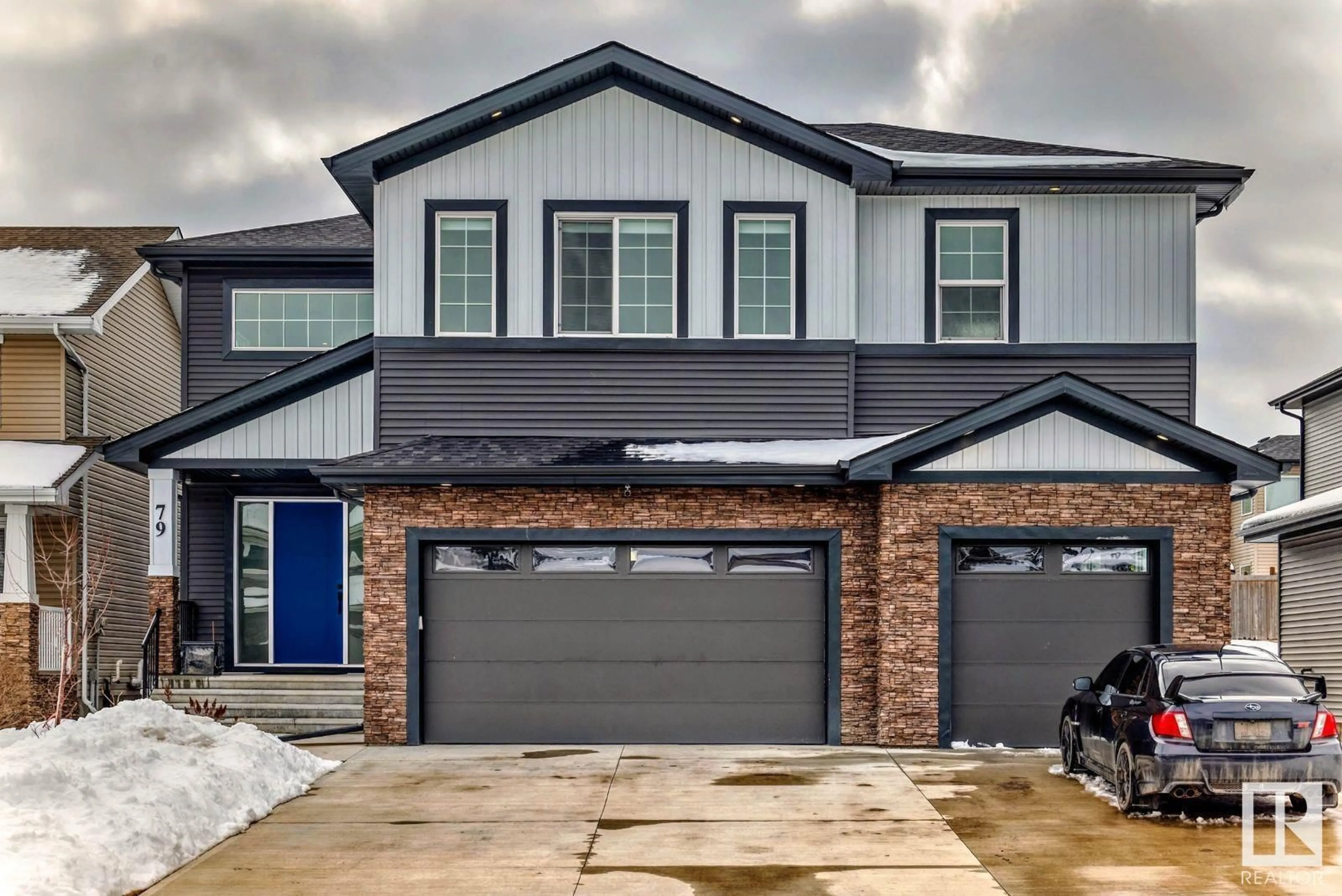 Home with brick exterior material, street for 79 LILAC BA, Spruce Grove Alberta T7X0V7