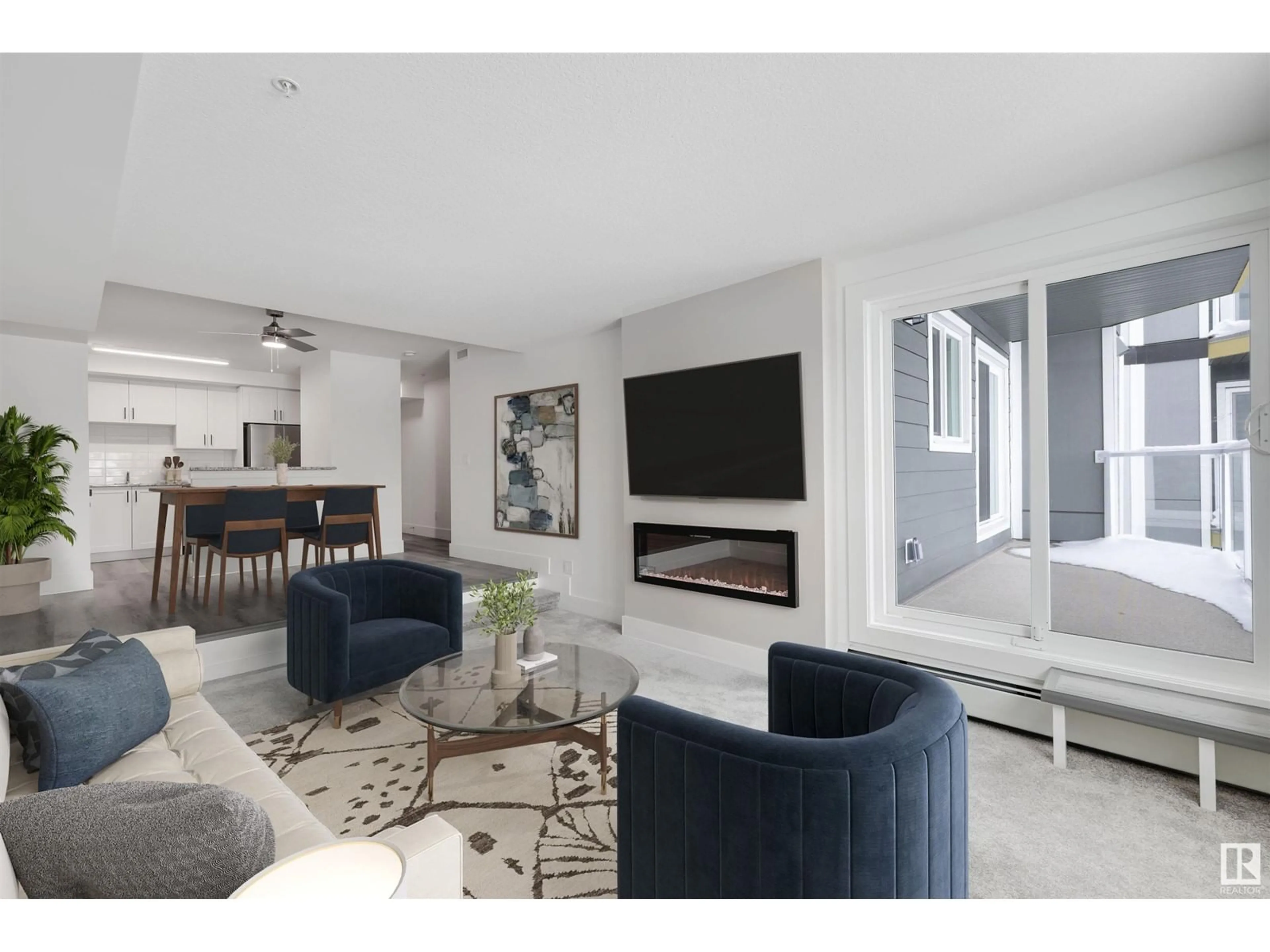 Living room with furniture, unknown for #309 - 9504 182 ST, Edmonton Alberta T5T3A7