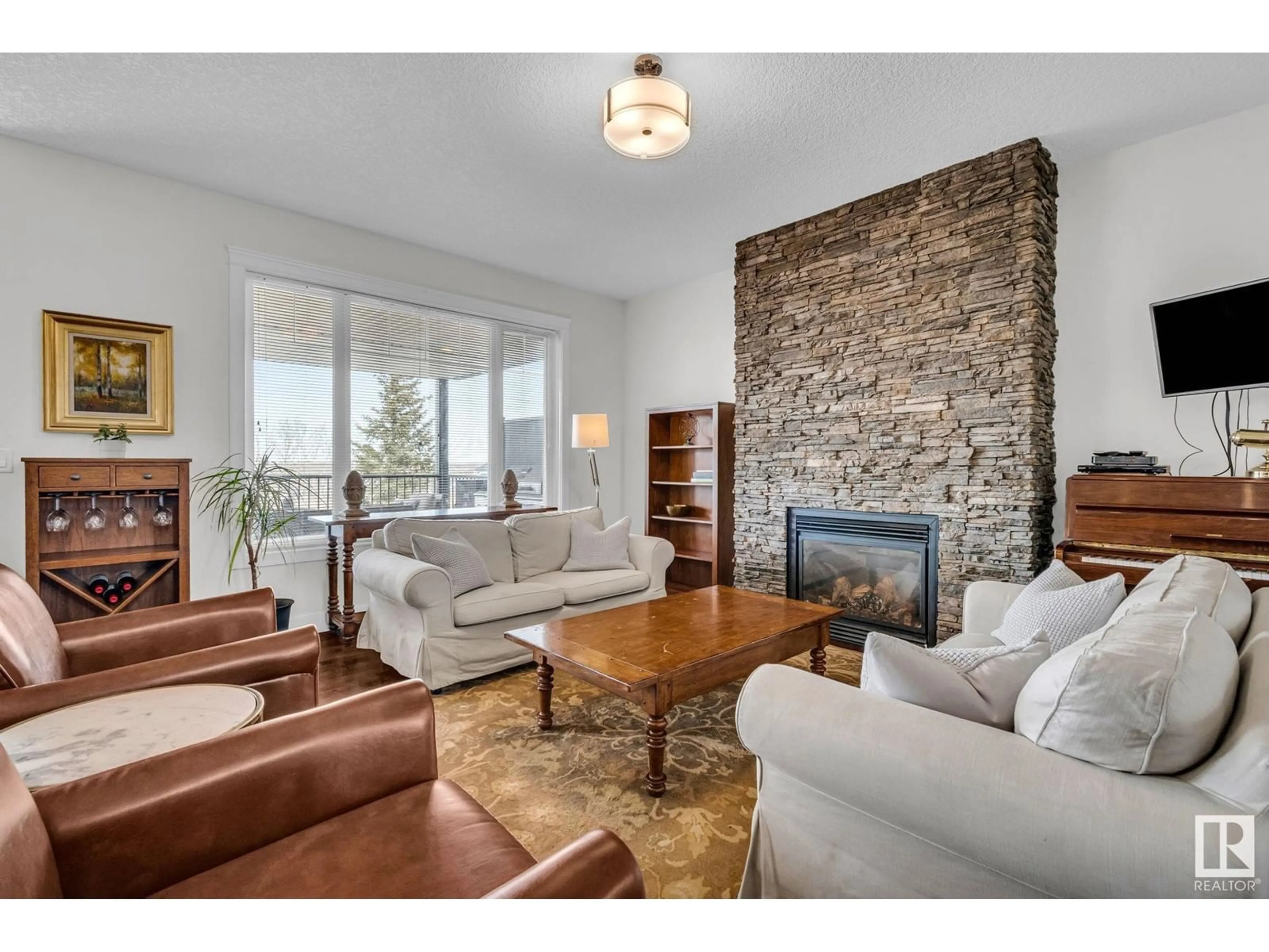 Living room with furniture, unknown for 62 RUE BLANCHARD, Beaumont Alberta T4X0E7