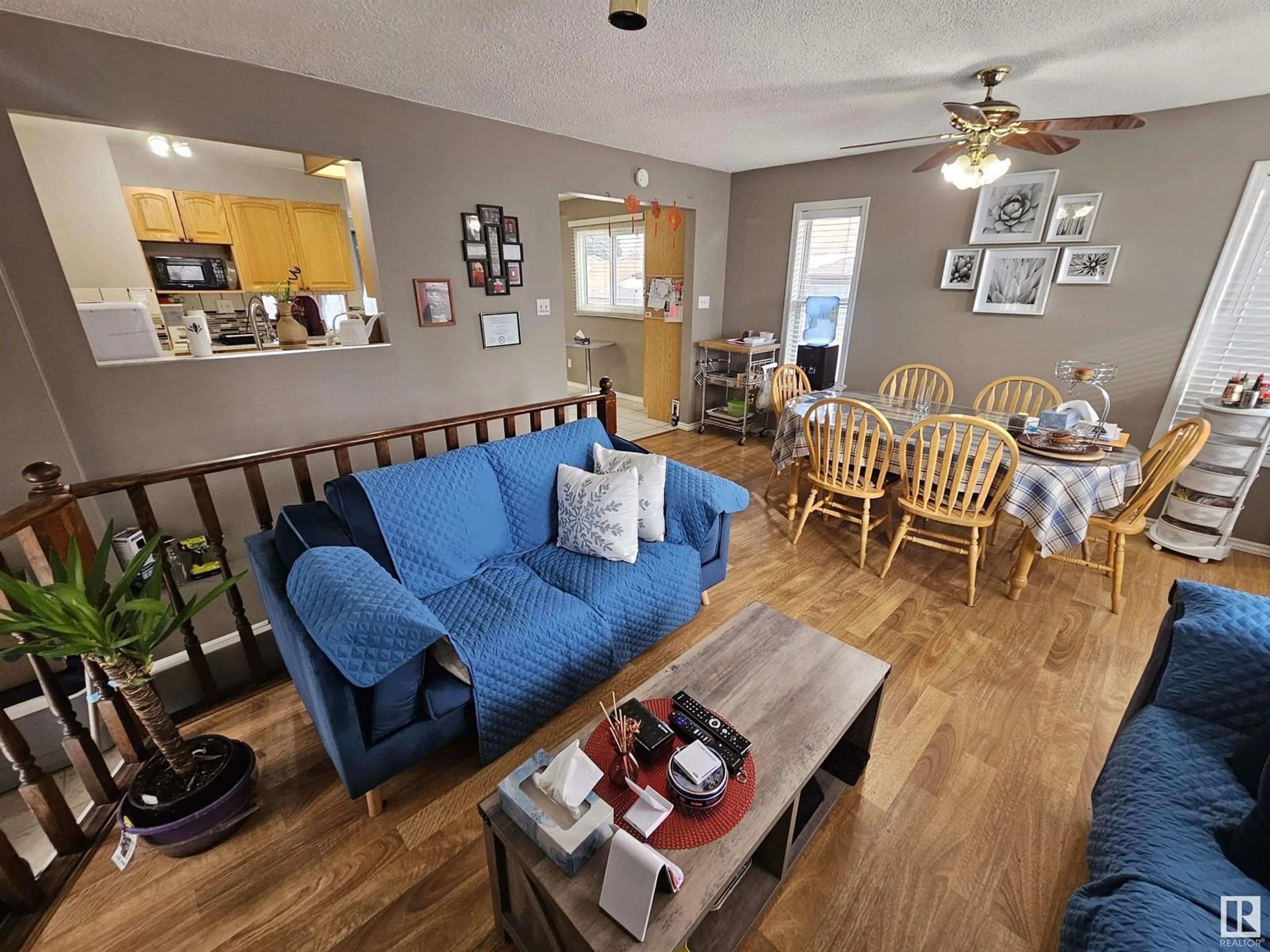 Living room with furniture, unknown for 4103 18 AV, Edmonton Alberta T6L3M3