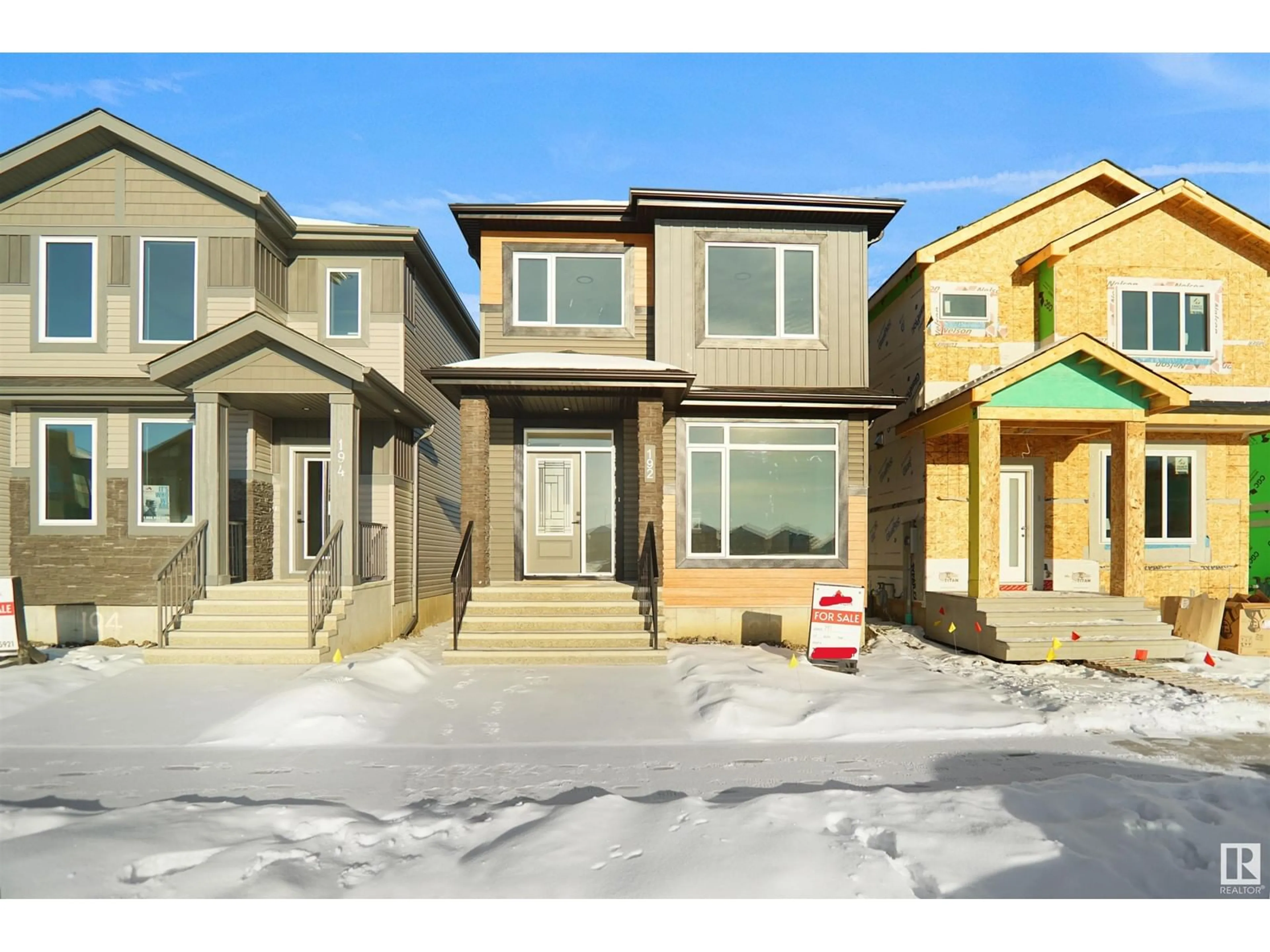 Home with vinyl exterior material, street for 78 Blackbird BN, Fort Saskatchewan Alberta T8L1X5