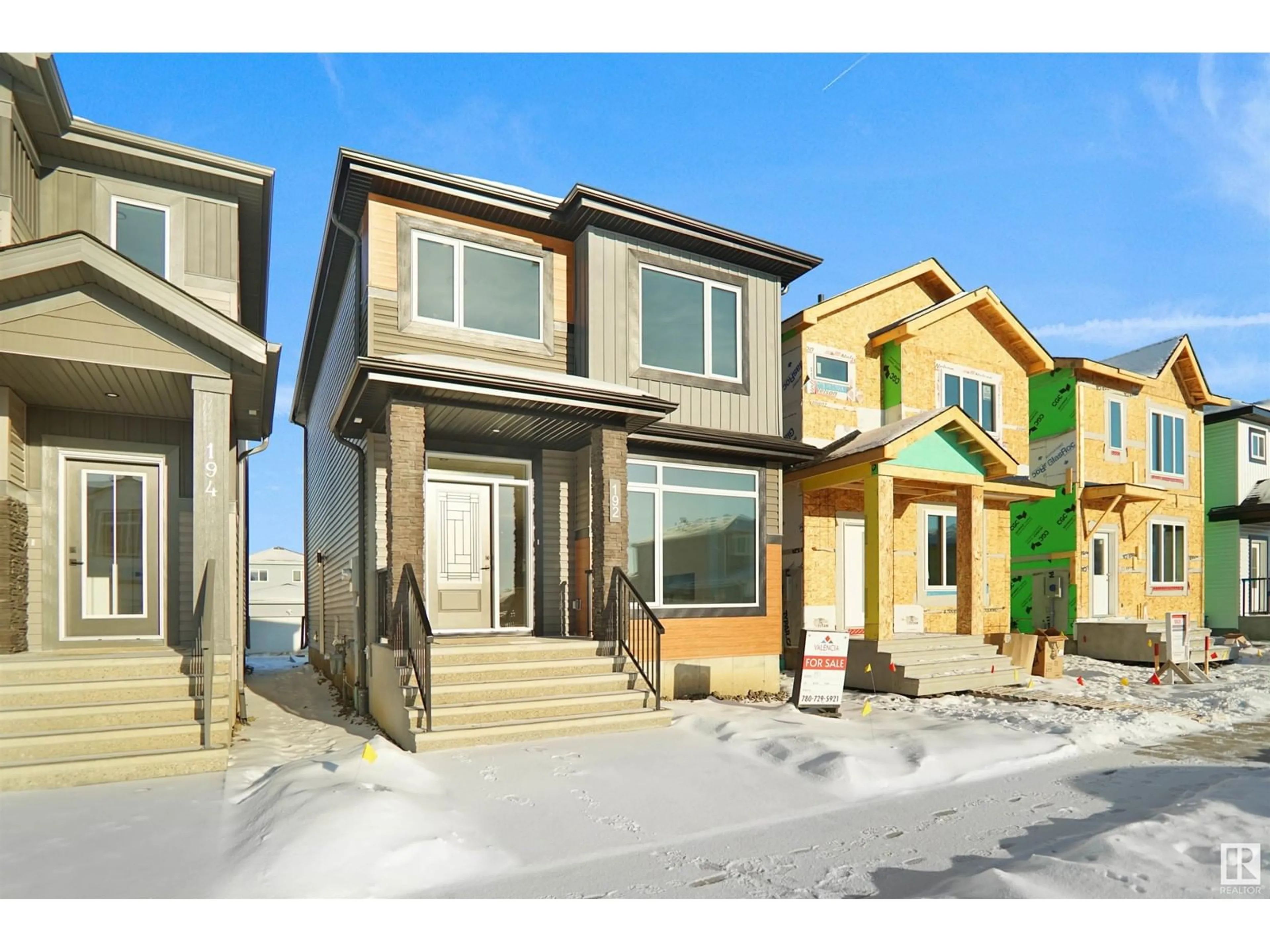 Home with vinyl exterior material, street for 78 Blackbird BN, Fort Saskatchewan Alberta T8L1X5