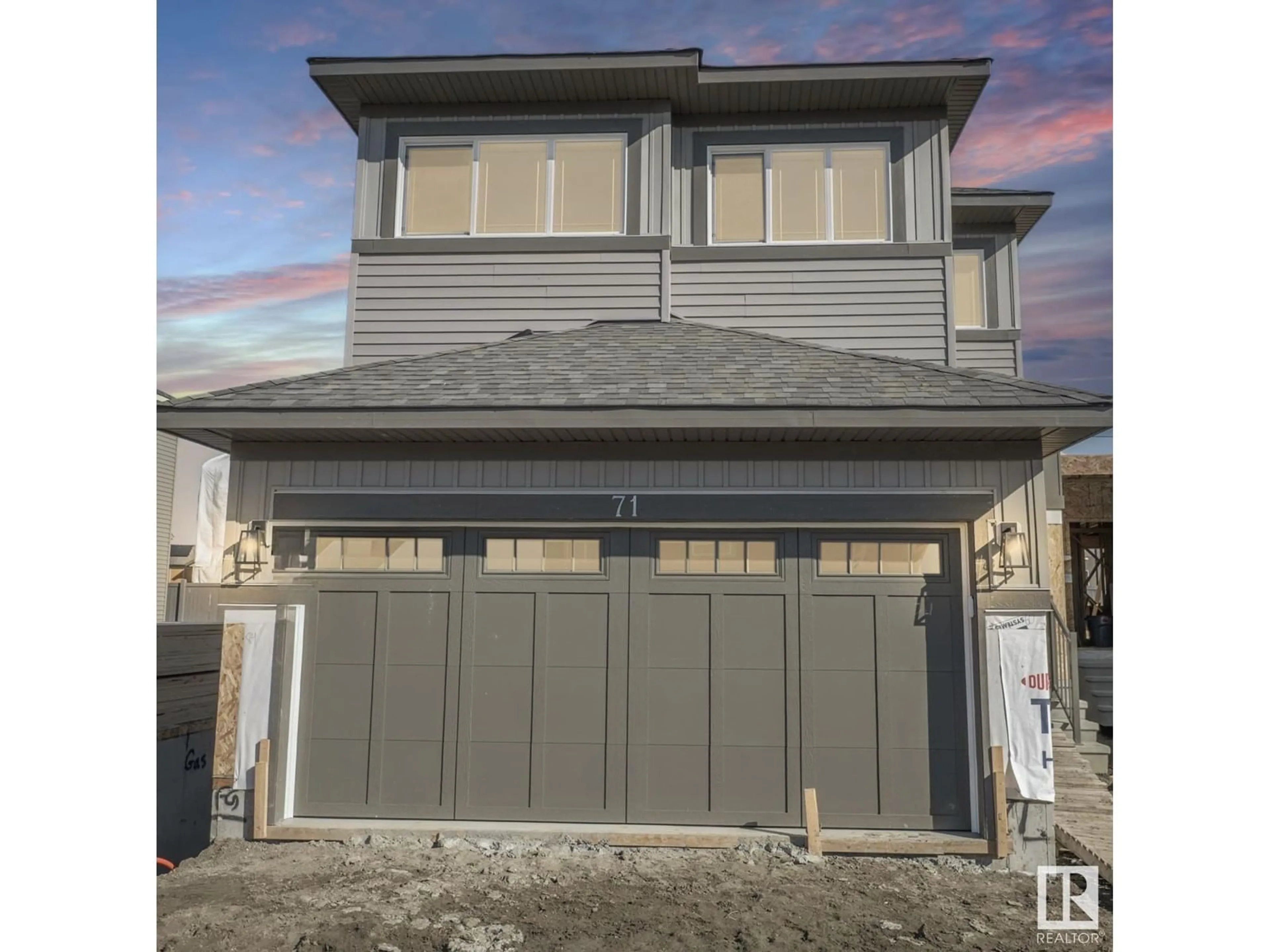 Home with vinyl exterior material, street for 71 NETTLE CR, St. Albert Alberta T8N8B1