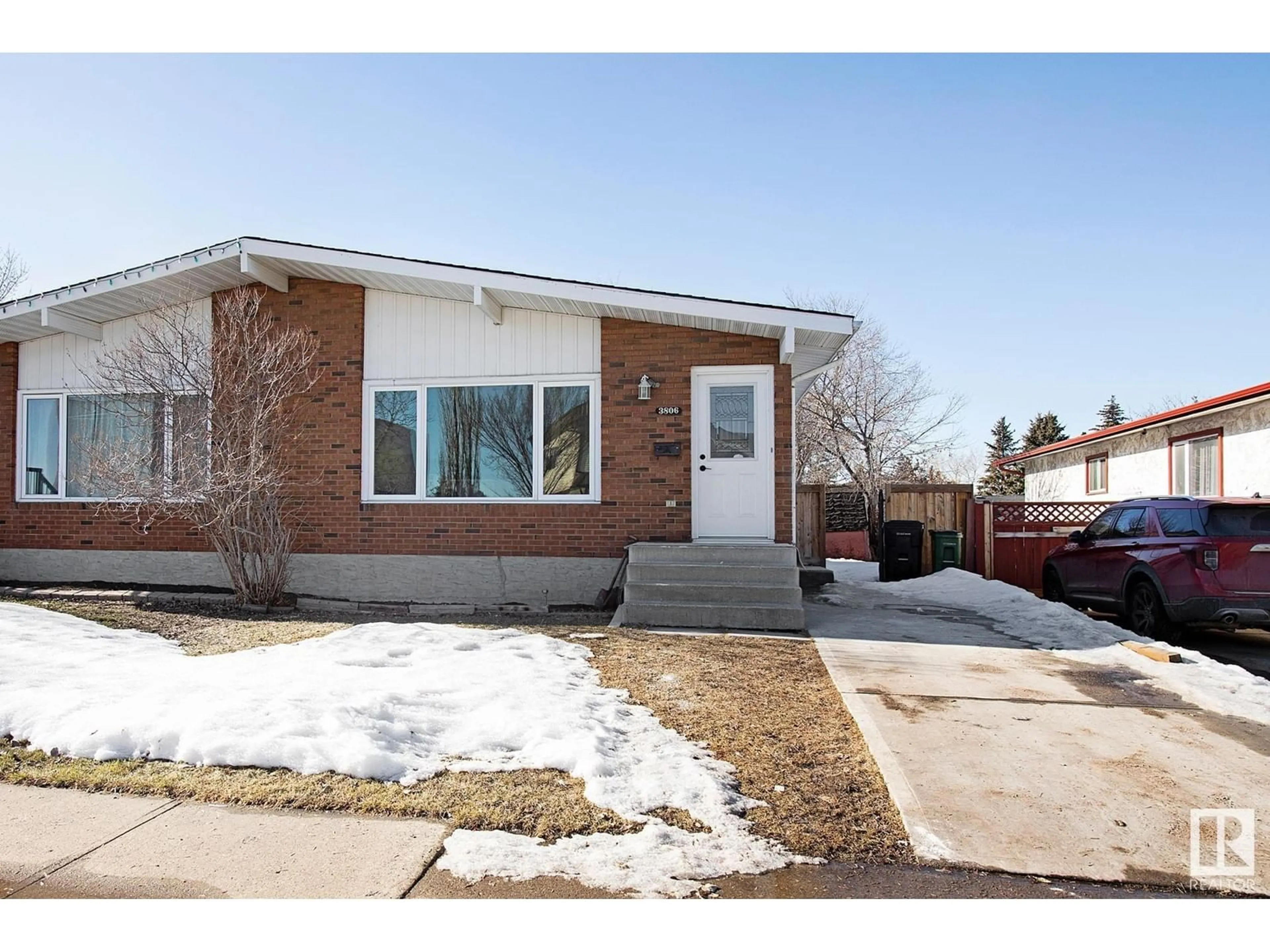 Home with brick exterior material, street for NW - 3806 85 ST, Edmonton Alberta T6K0H6