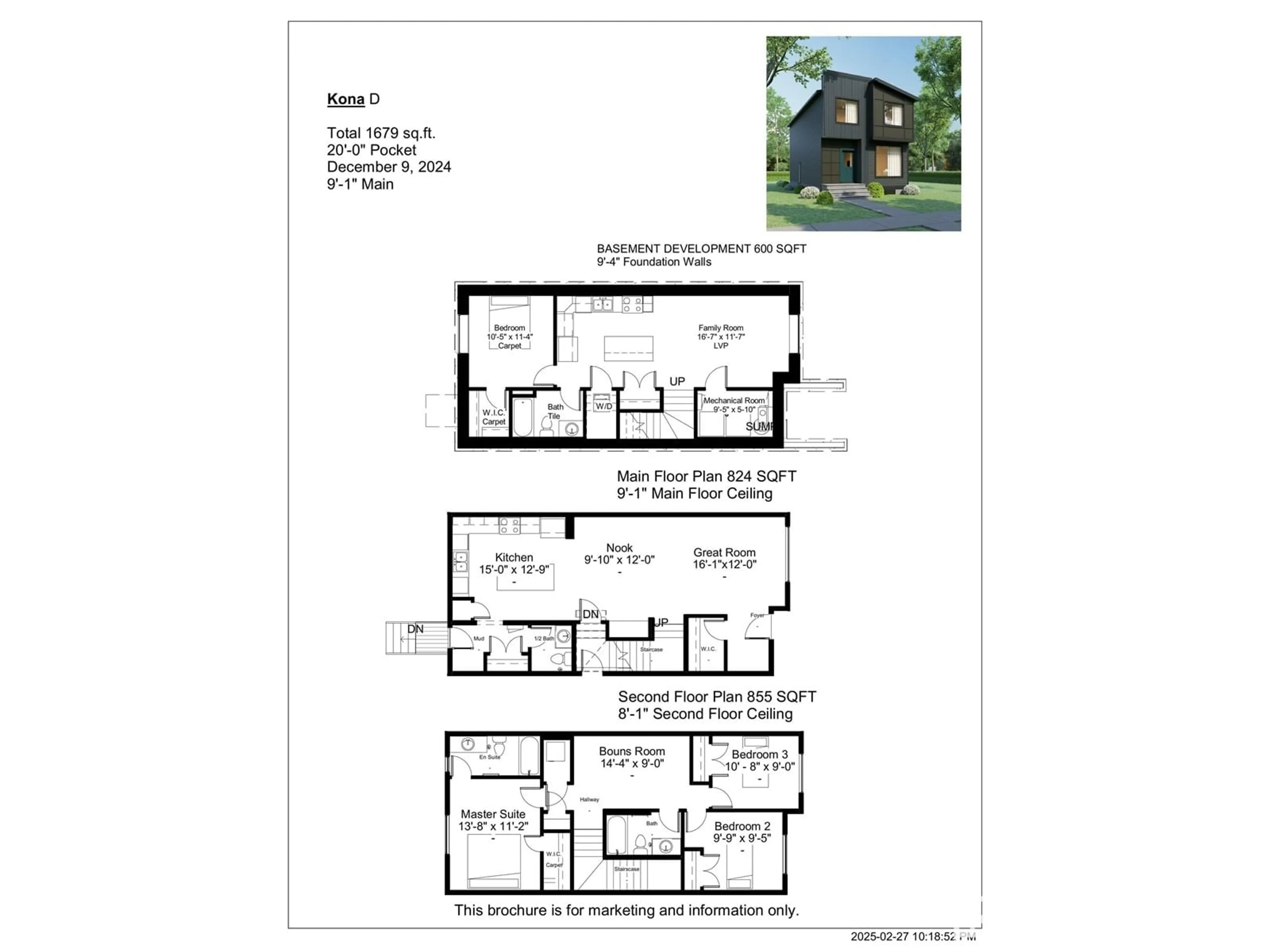 Floor plan for 204 STARLING, Fort Saskatchewan Alberta T8L0X9
