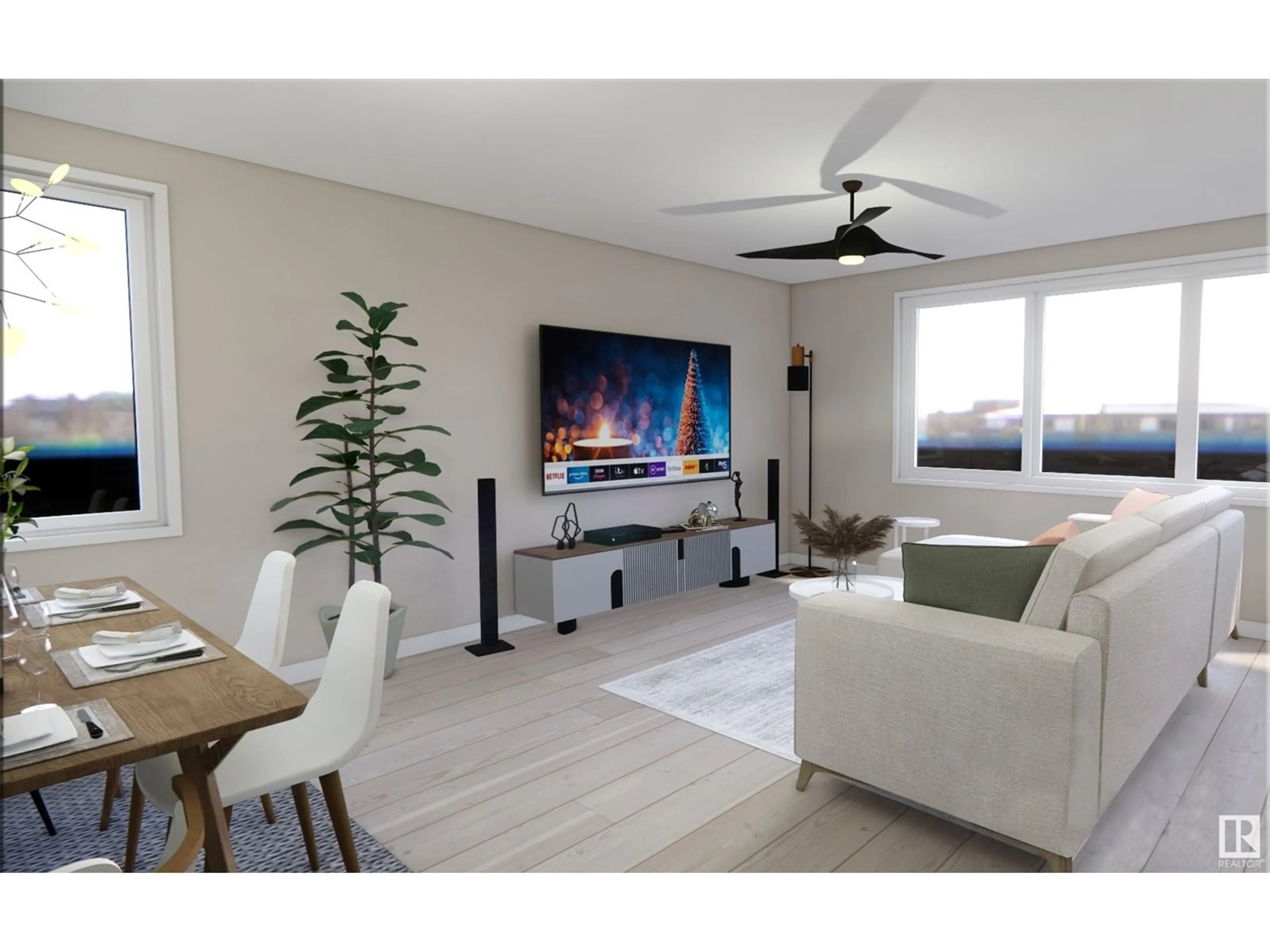 Living room with furniture, unknown for 8920 92 AV, Fort Saskatchewan Alberta T8L2M4