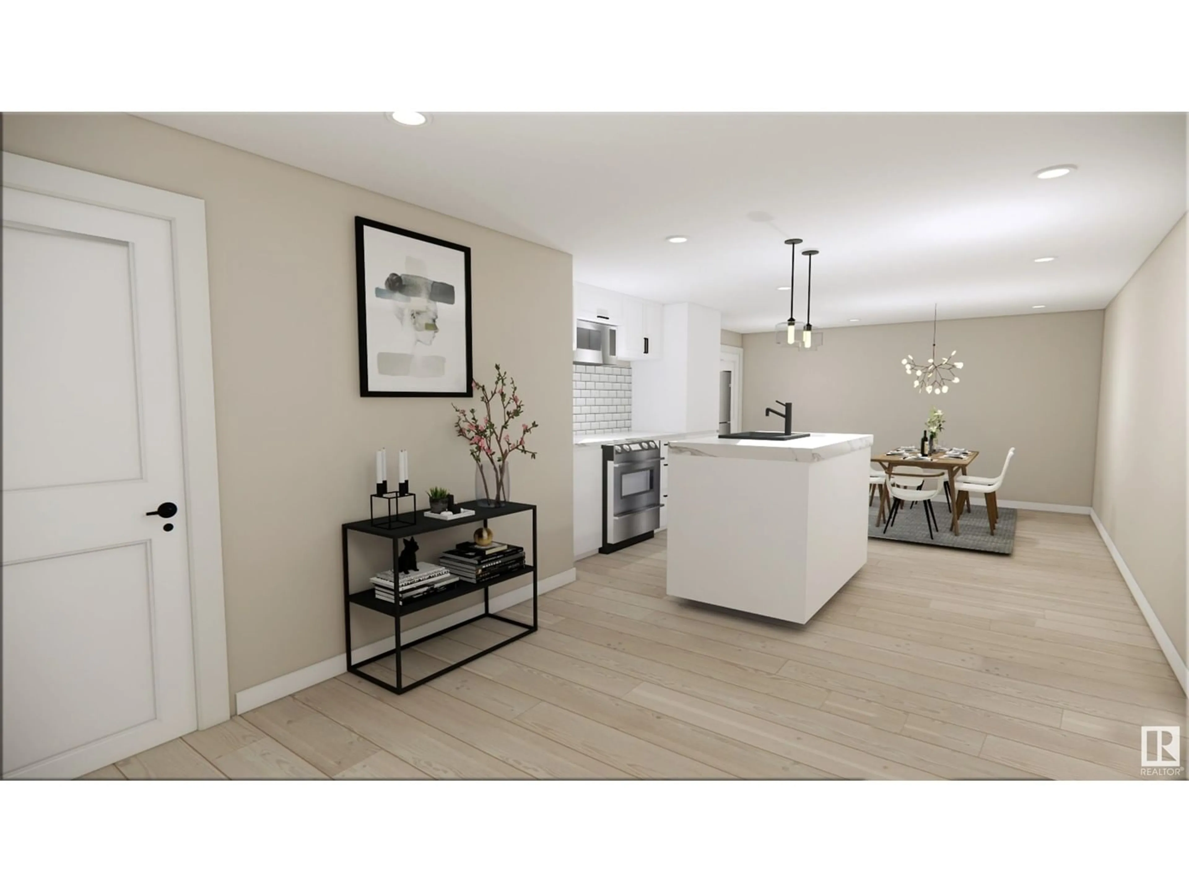 Open concept kitchen, unknown for 8920 92 AV, Fort Saskatchewan Alberta T8L2M4