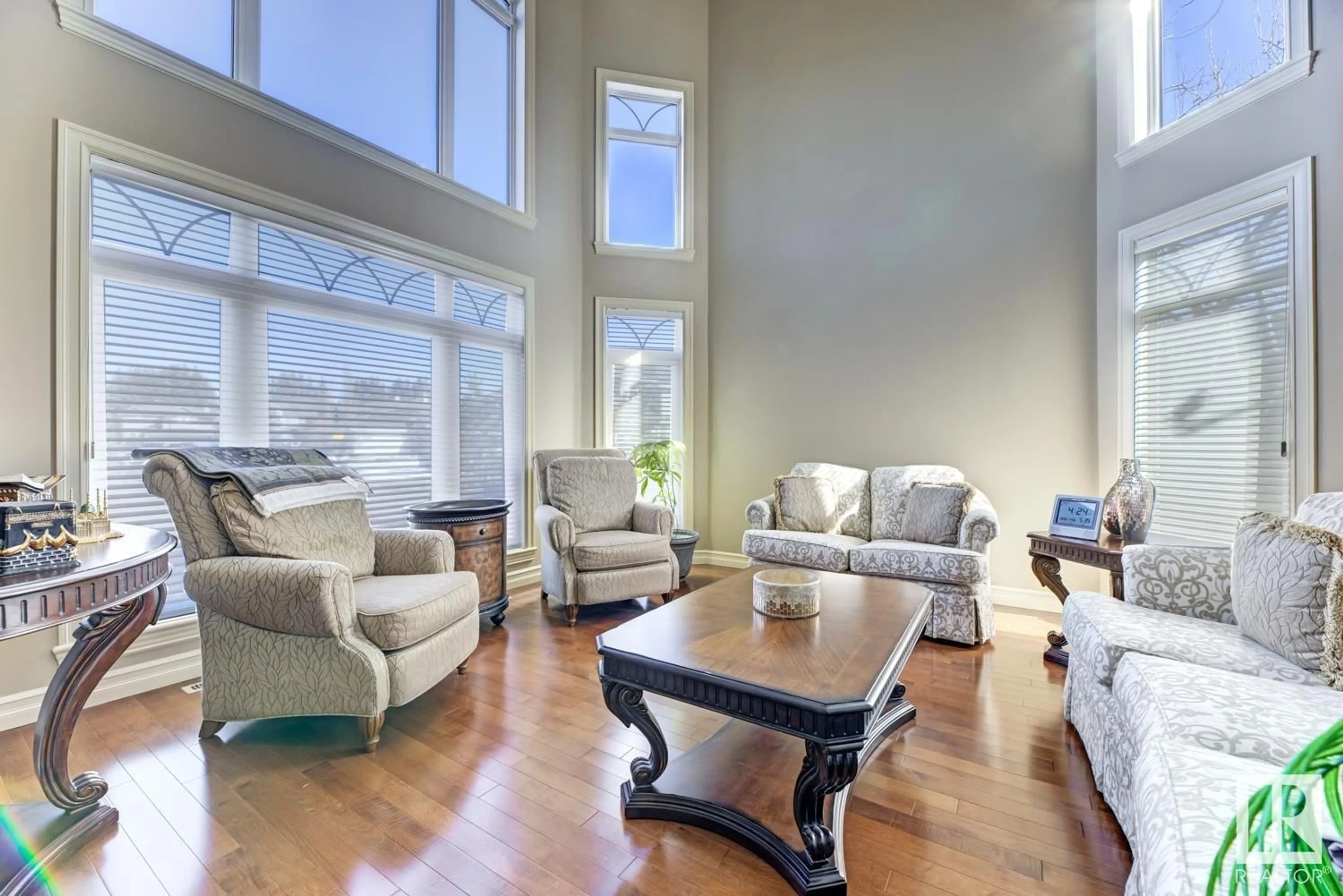 Living room with furniture, unknown for 1614 HECTOR RD, Edmonton Alberta T6R2Z5