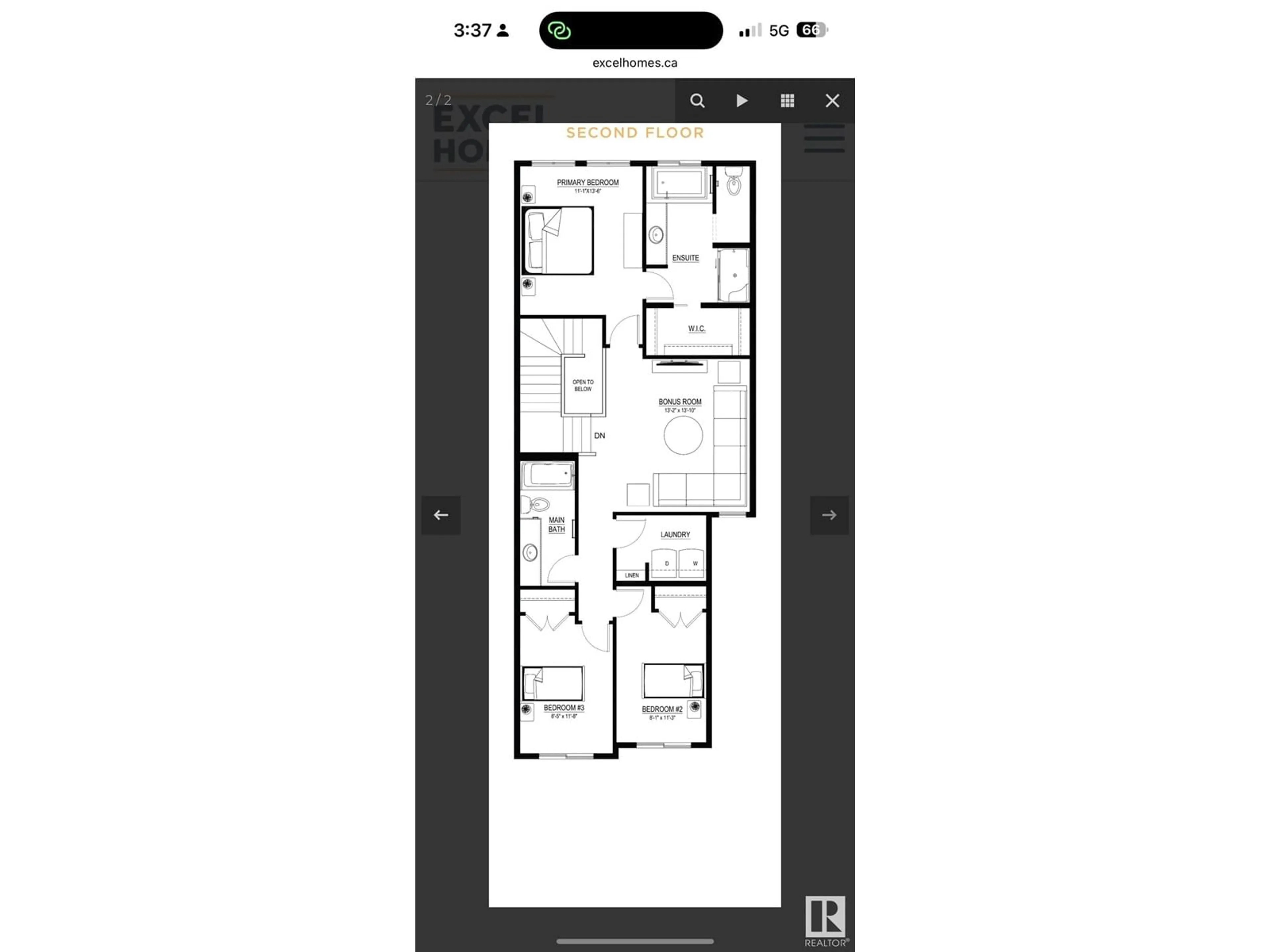 Floor plan for NW - 7364 182 AV, Edmonton Alberta T5Z0L5