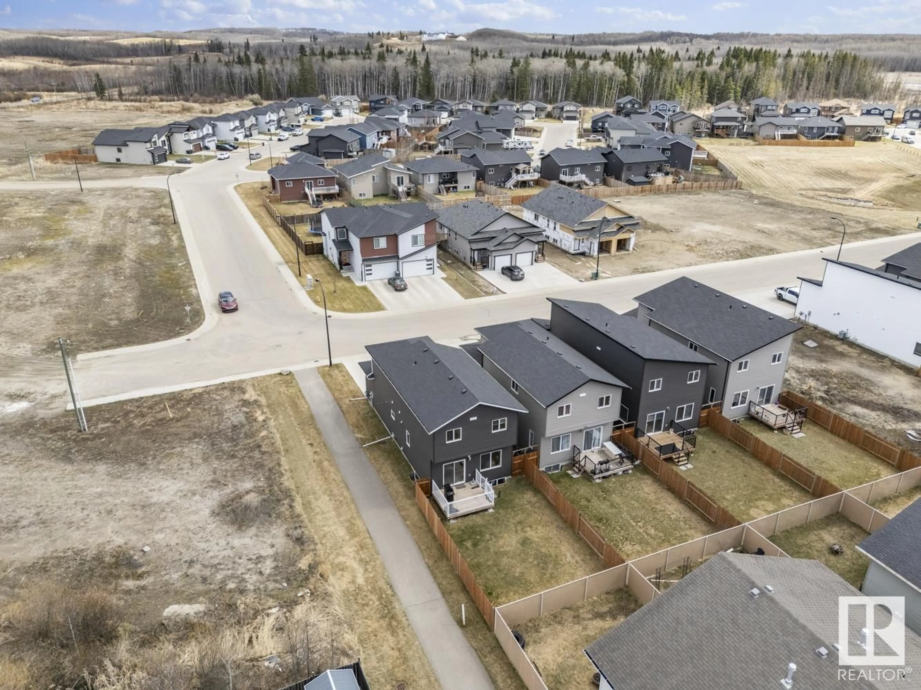 A pic from outside/outdoor area/front of a property/back of a property/a pic from drone, street for 6828B TRI CITY WY, Cold Lake Alberta T9M0L3