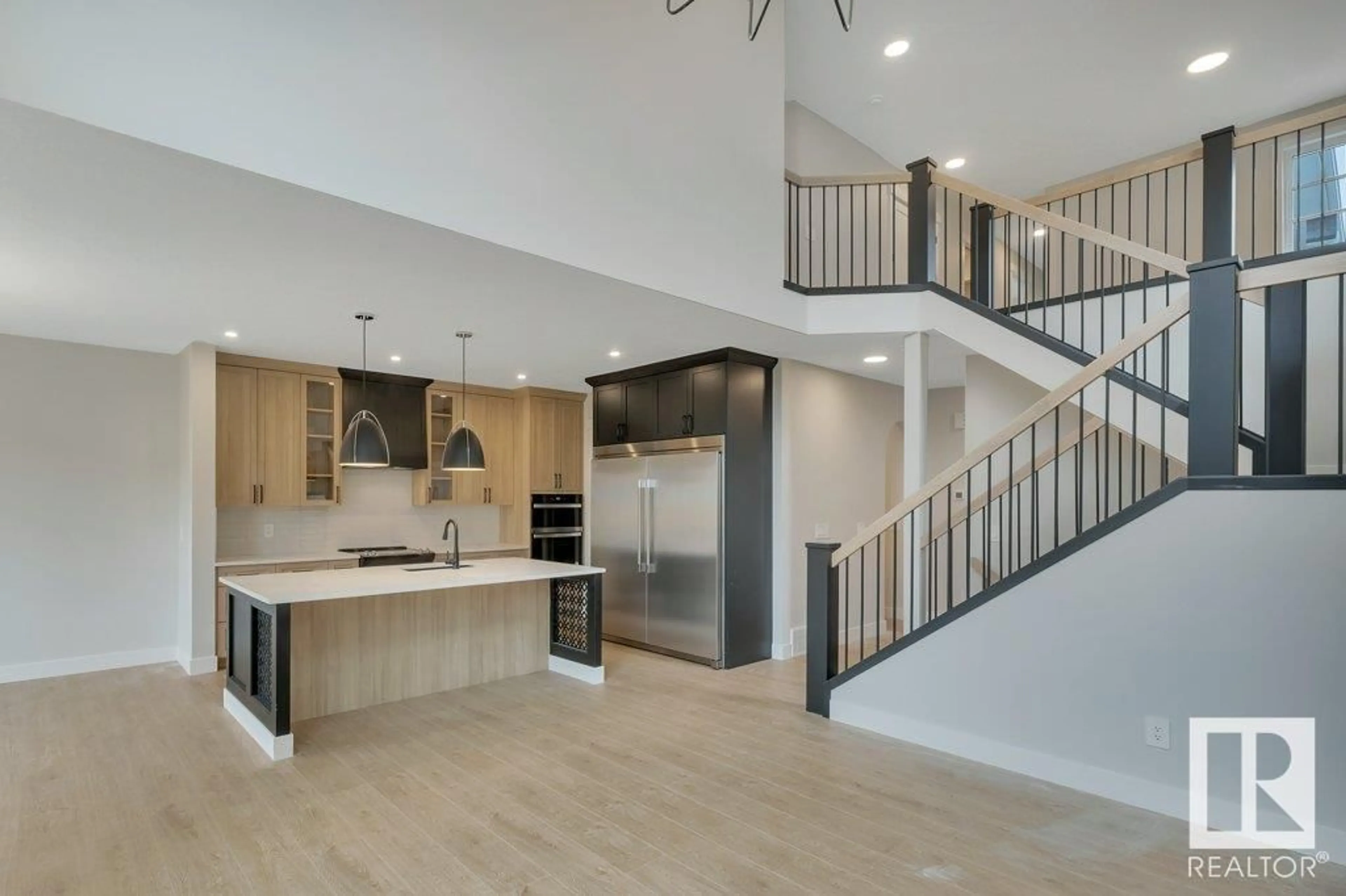 Open concept kitchen, unknown for SW - 1384 155 ST, Edmonton Alberta T6W5J5