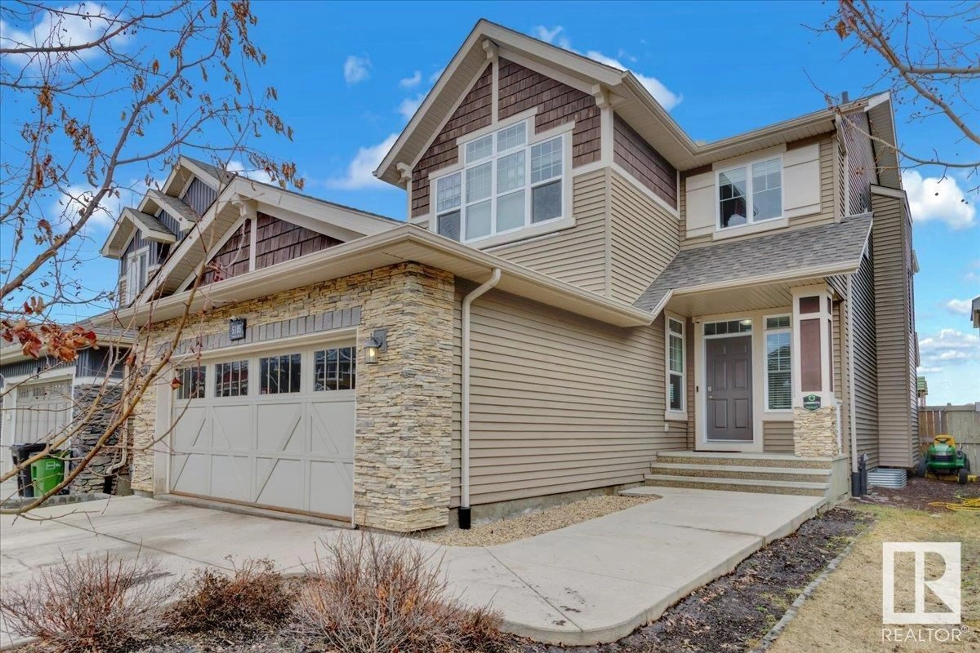 Home with brick exterior material, street for LI SW - 5105 CRABAPPLE LINK, Edmonton Alberta T6X0X4