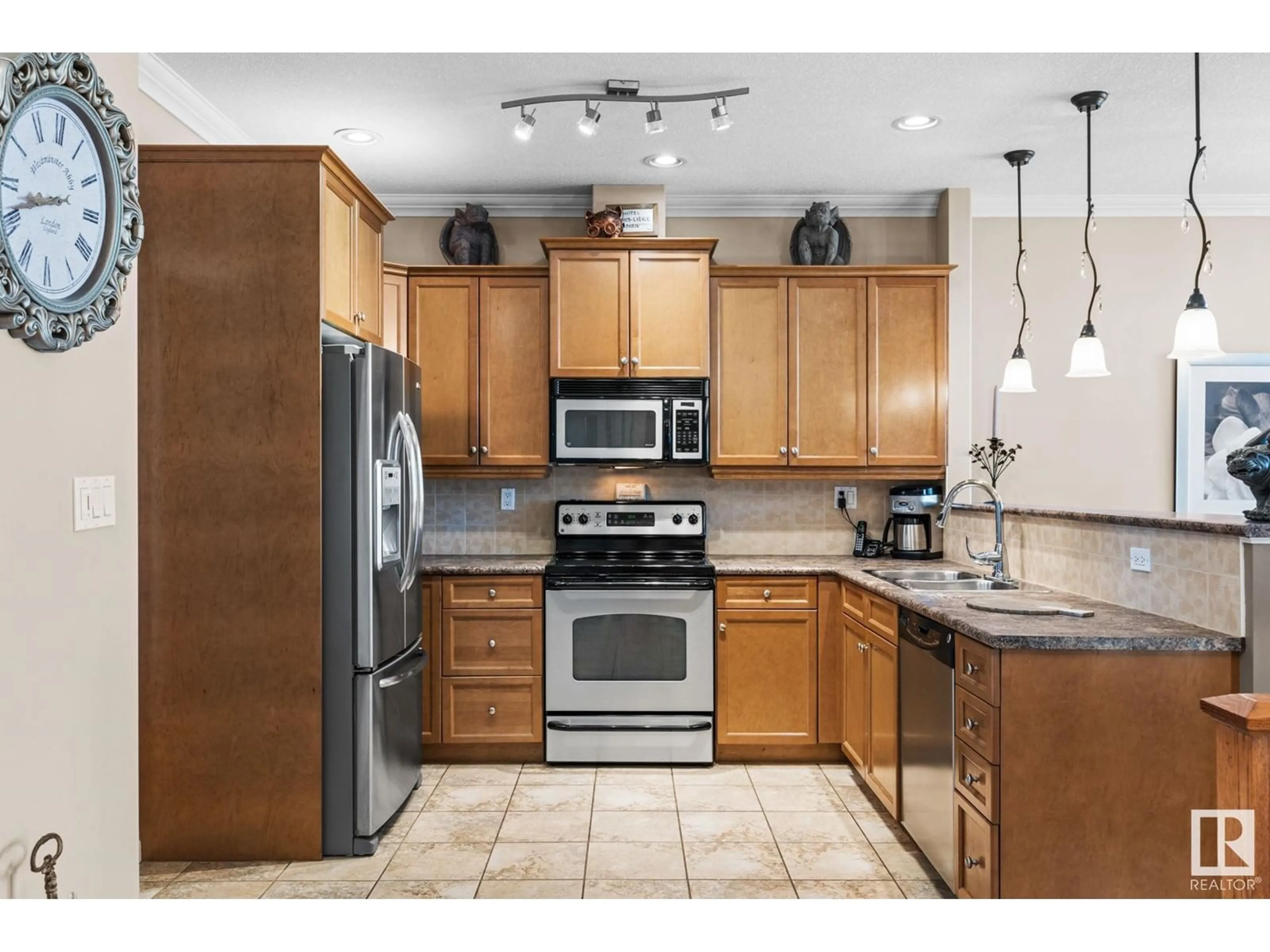 Standard kitchen, ceramic/tile floor for #7 - 13808 155 AV, Edmonton Alberta T6V1T8