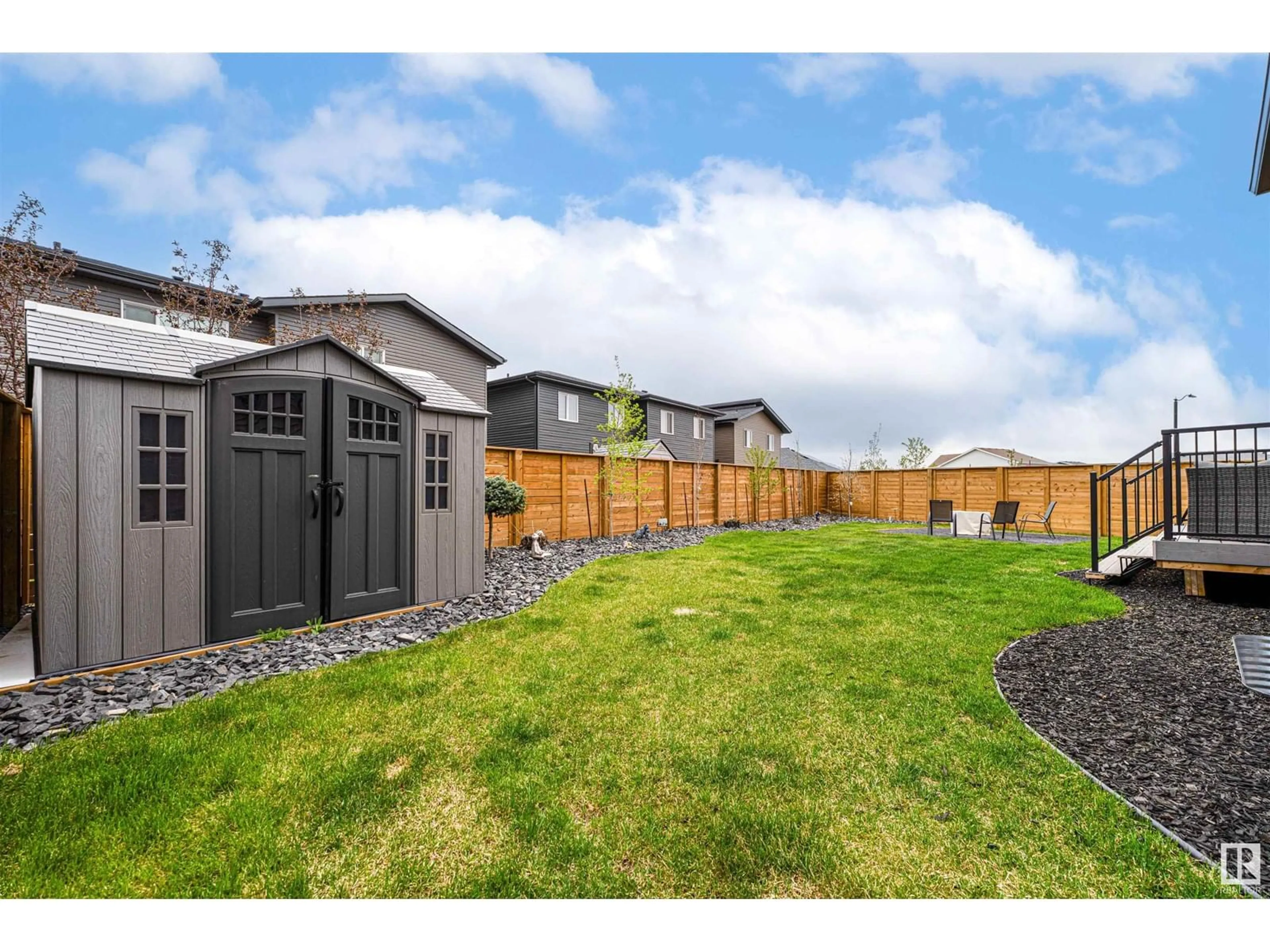 Patio, mountain view for 116 RANKIN DR, St. Albert Alberta T8N7S7