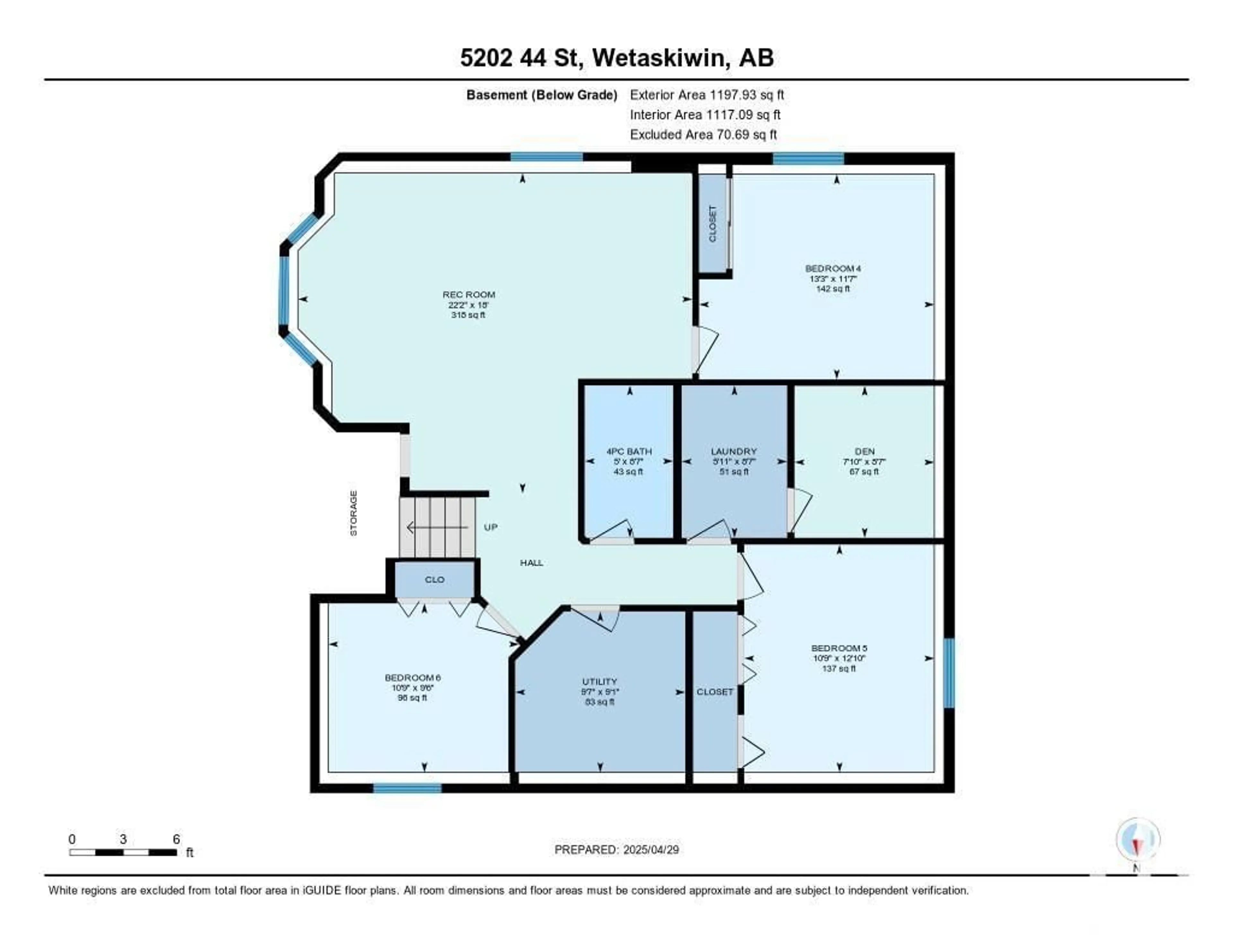 Floor plan for 5202 44 ST, Wetaskiwin Alberta T9A3R5