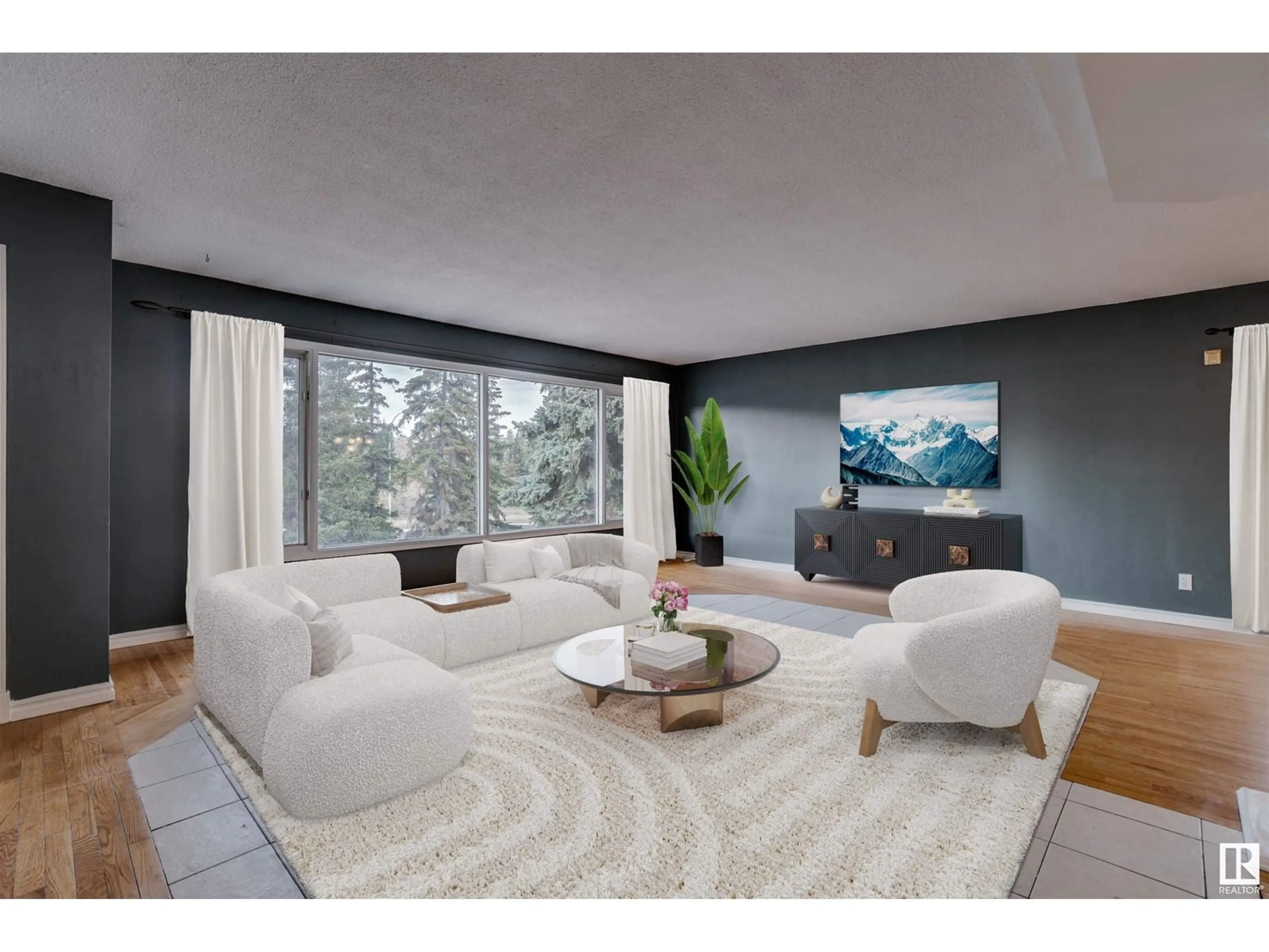Living room with furniture, unknown for NW - 10315 75 ST, Edmonton Alberta T6A2Z4