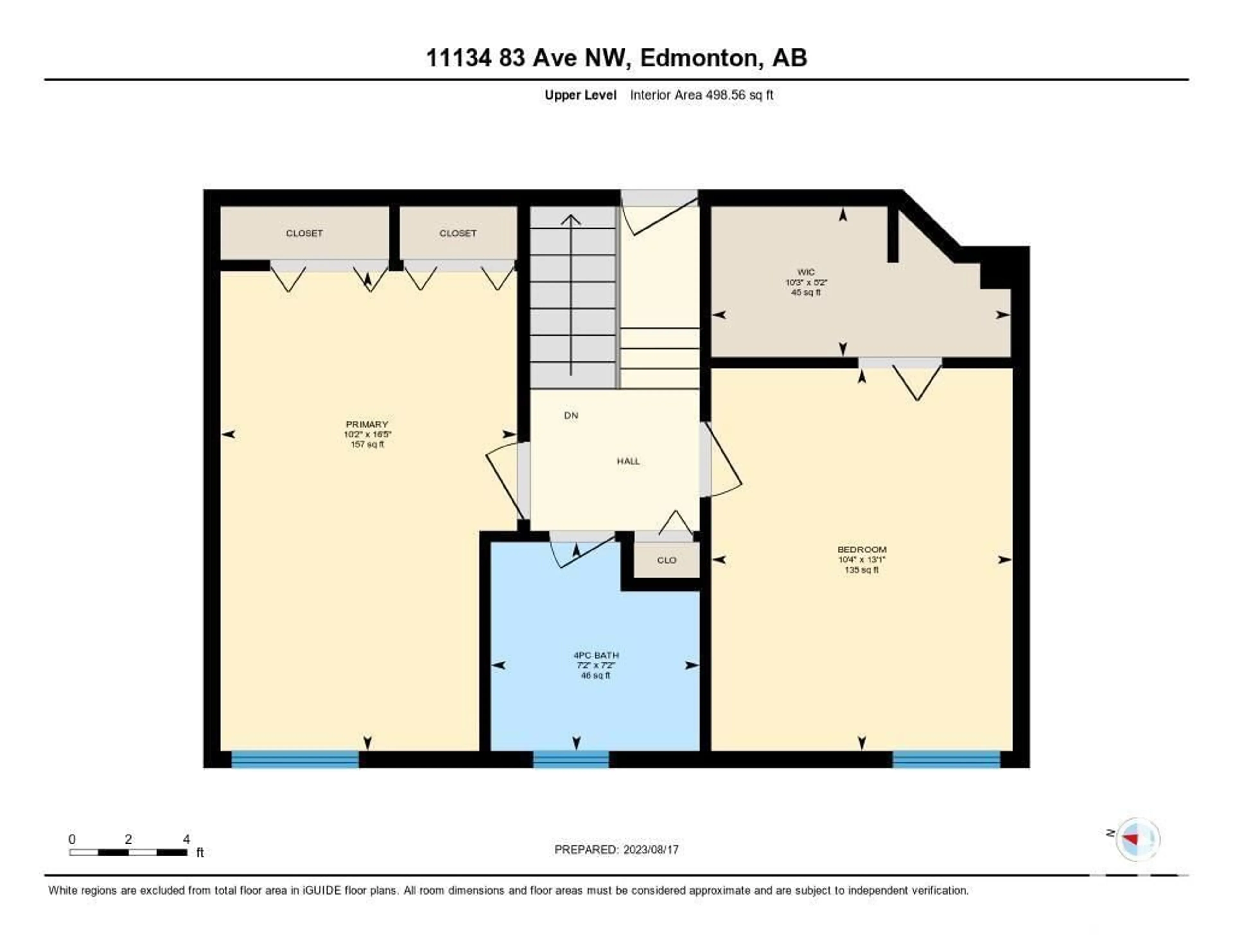 Floor plan for 11134 83 AV, Edmonton Alberta T6G0V1