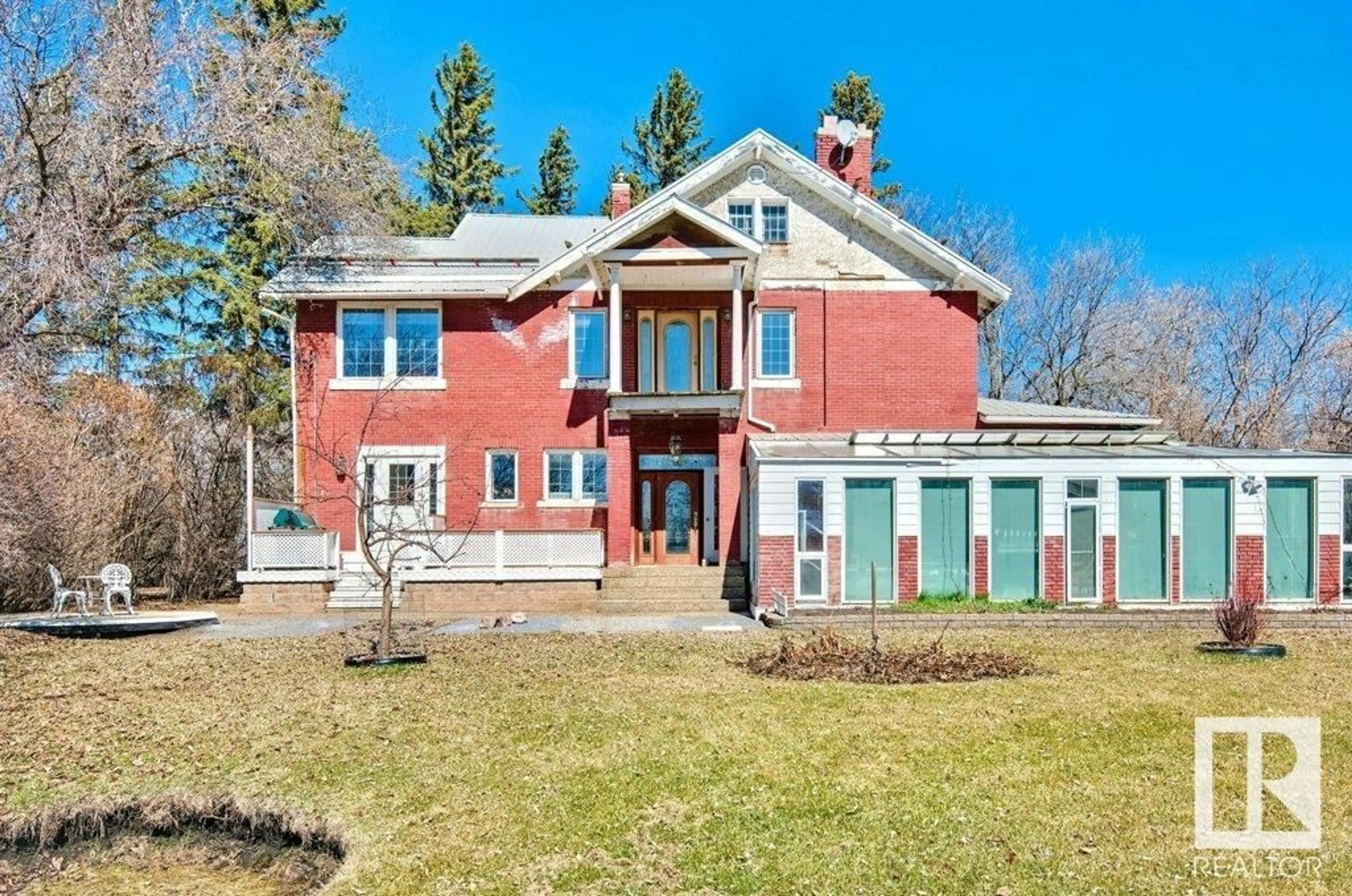 Home with brick exterior material, unknown for 6201 HWY 831, Rural Lamont County Alberta T0B2R0