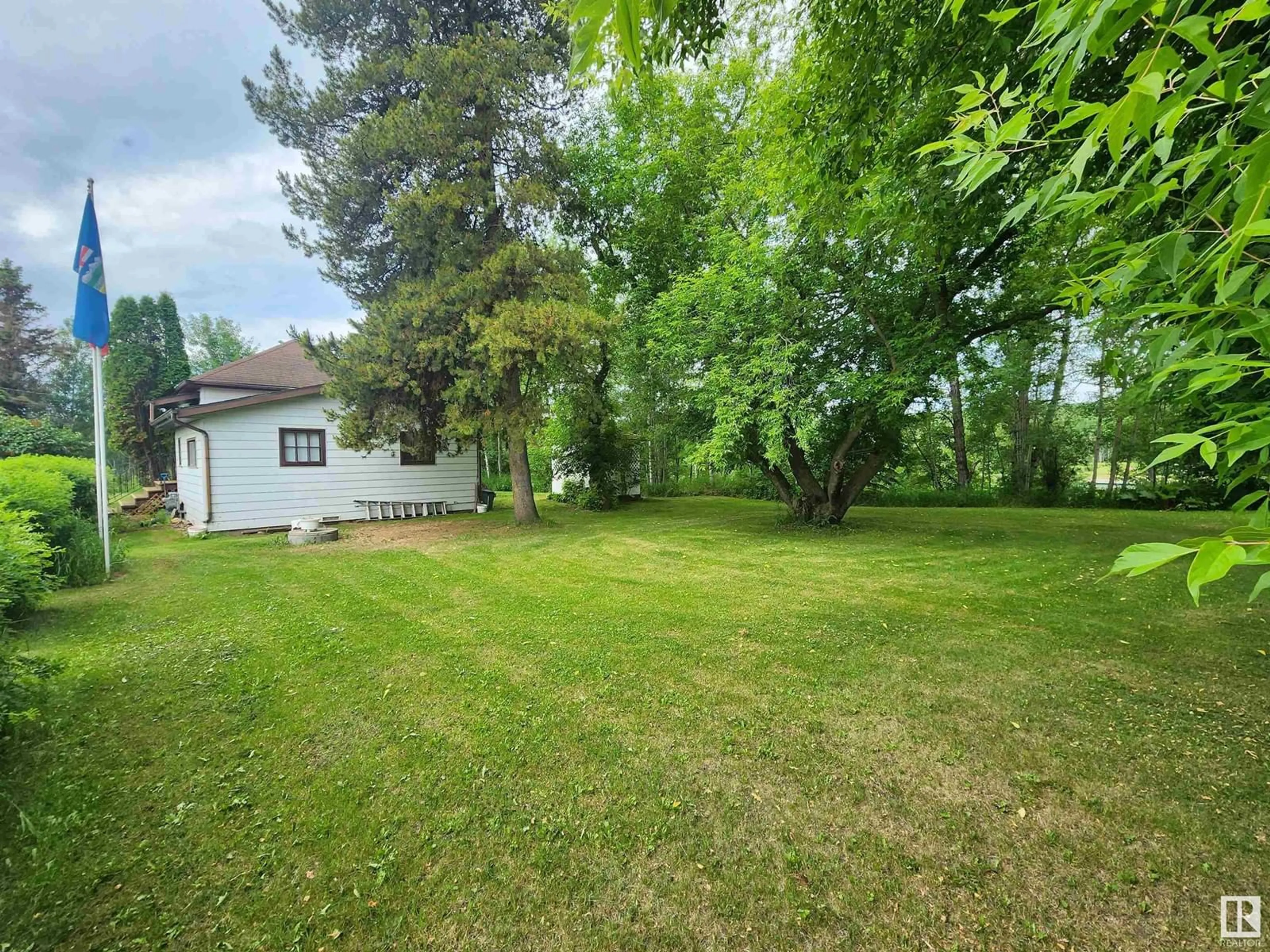 A pic from outside/outdoor area/front of a property/back of a property/a pic from drone, water/lake/river/ocean view for 4902 52 ST, Colinton Alberta T0G0R0