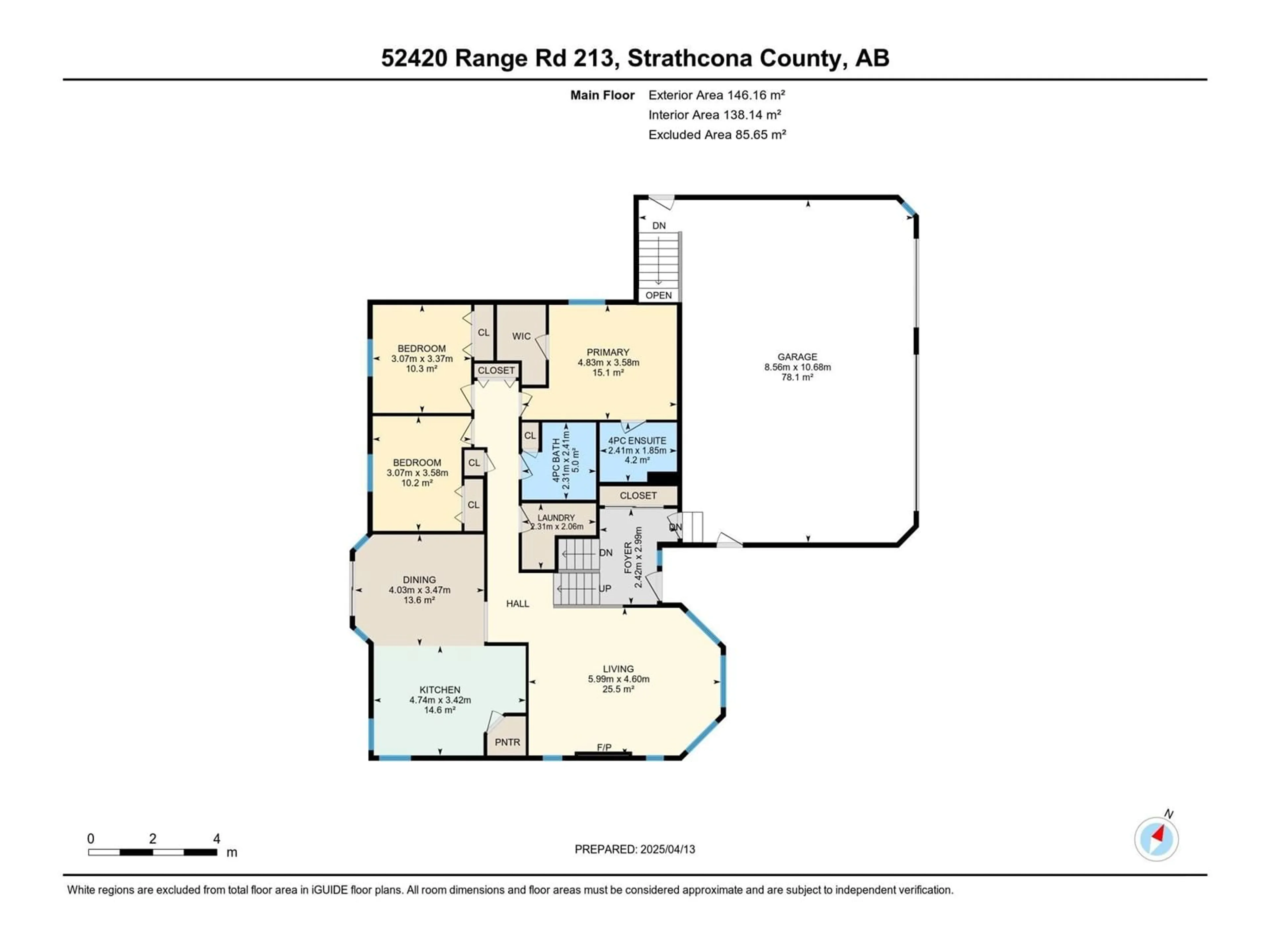 Floor plan for 52420 RGE ROAD 213, Rural Strathcona County Alberta T8G2E7