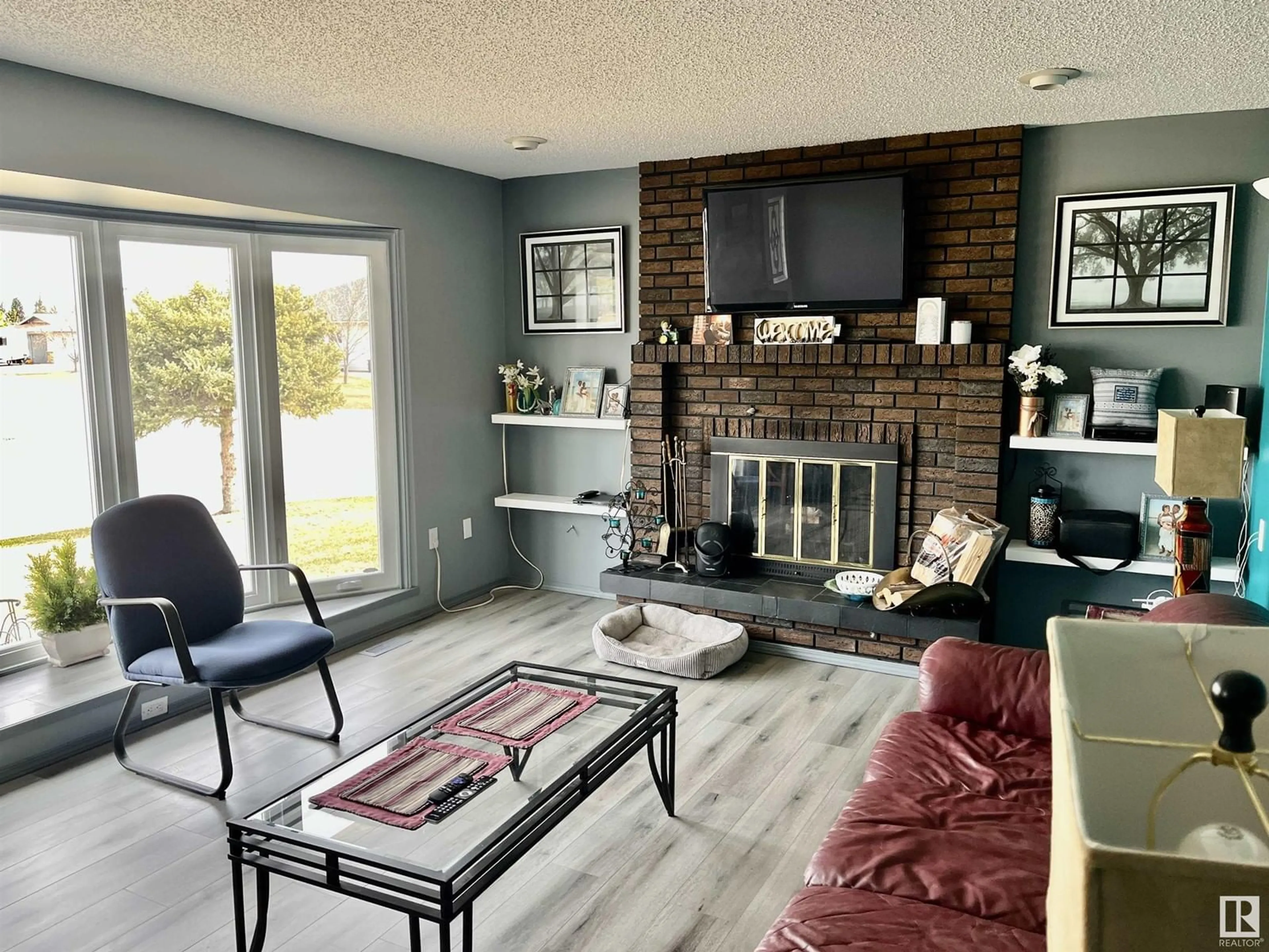 Living room with furniture, unknown for 4505 55 AV, Smoky Lake Town Alberta T0Z3C0